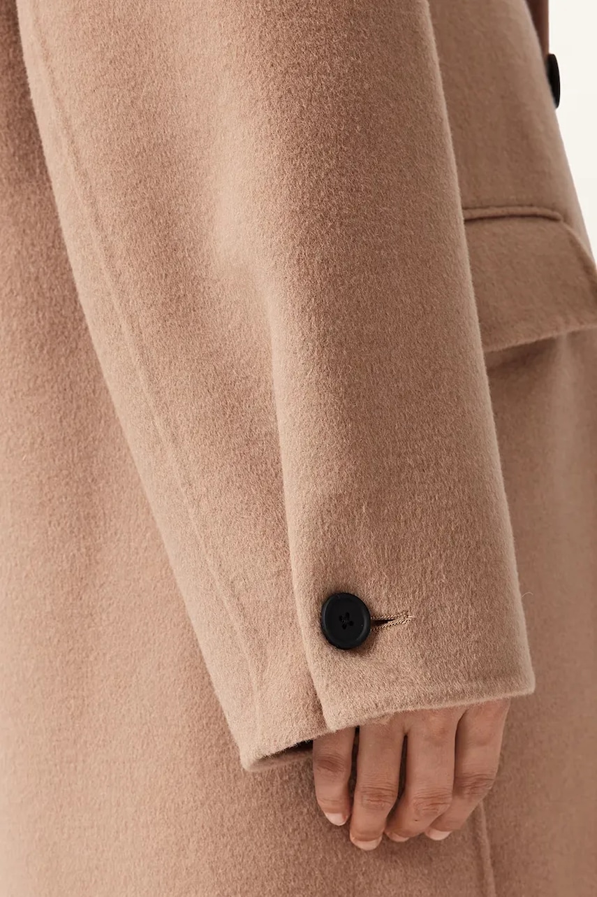 Палто с вълна AllSaints SELLMA