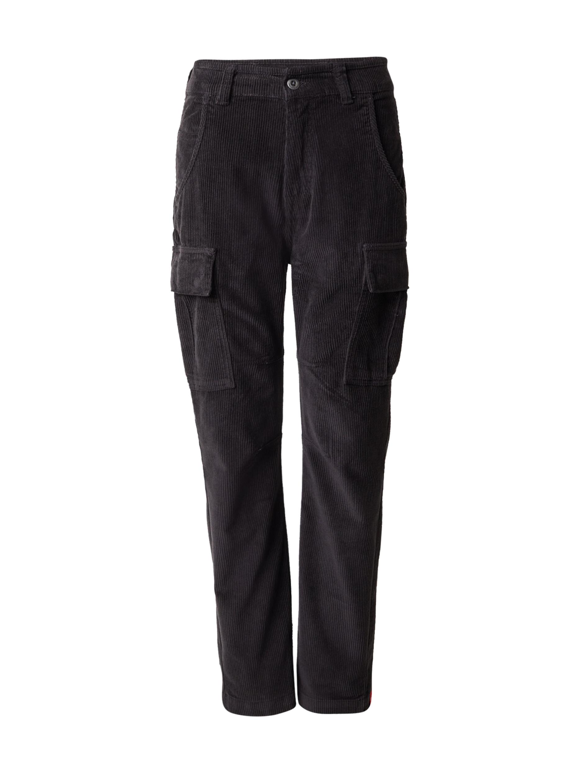 ALPHA INDUSTRIES Карго панталон 'Agent' антрацитно черно