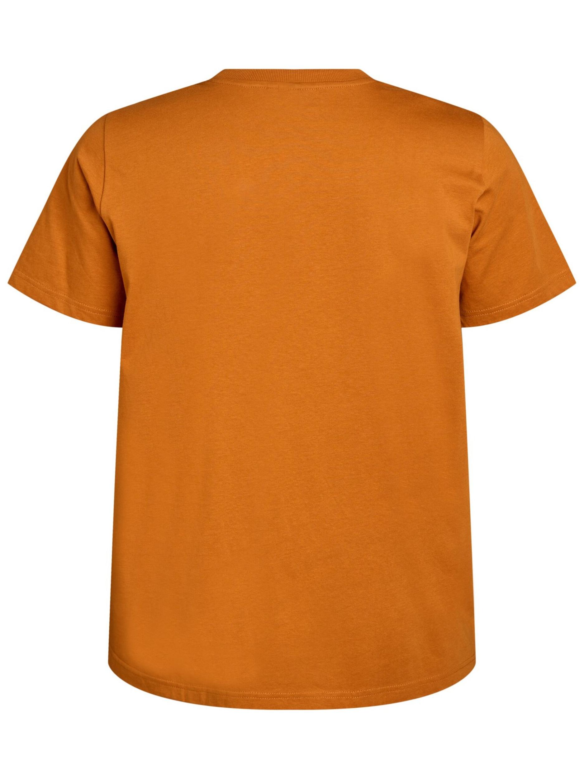 Zizzi Тениска 'Charlin' тъмнооранжево