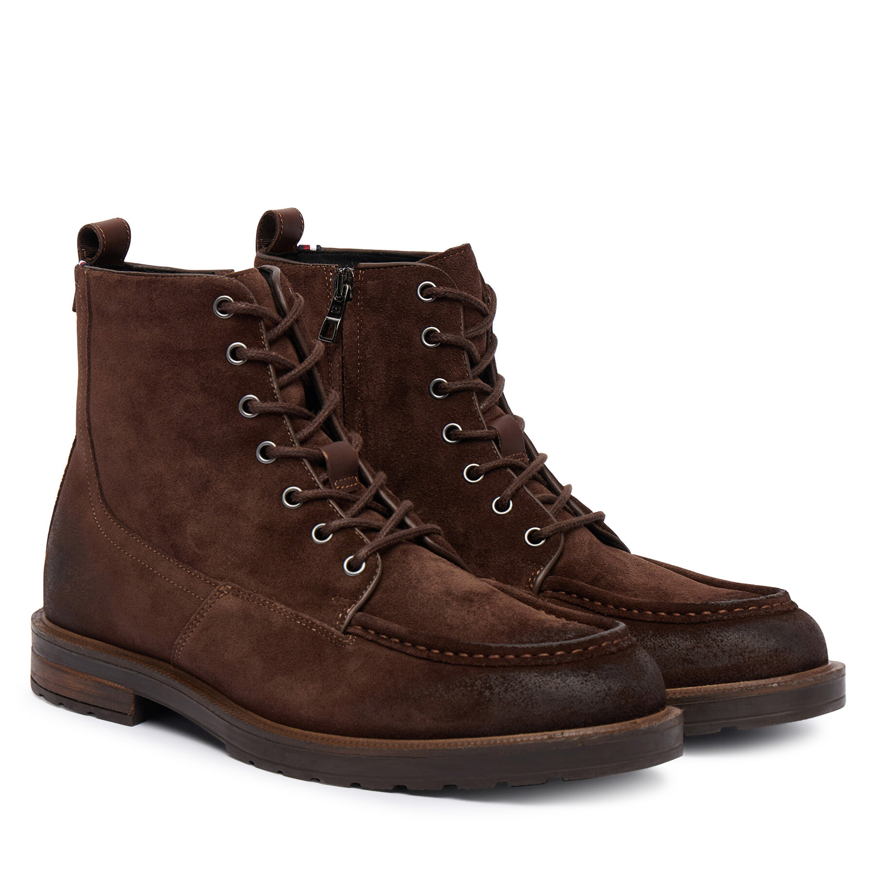 Зимни обувки Tommy Hilfiger Cleated W Moc FM0FM05599 Кафяв