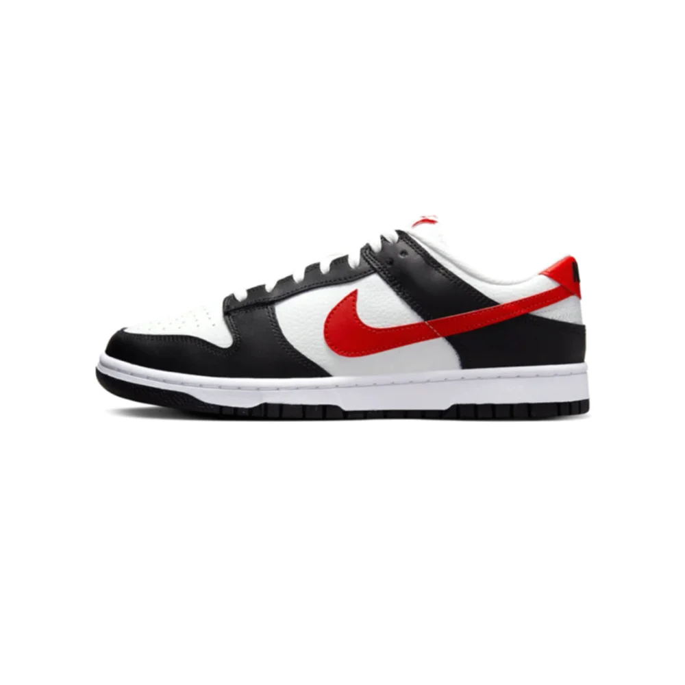 Nike Dunk Low Retro Red Swoosh Panda