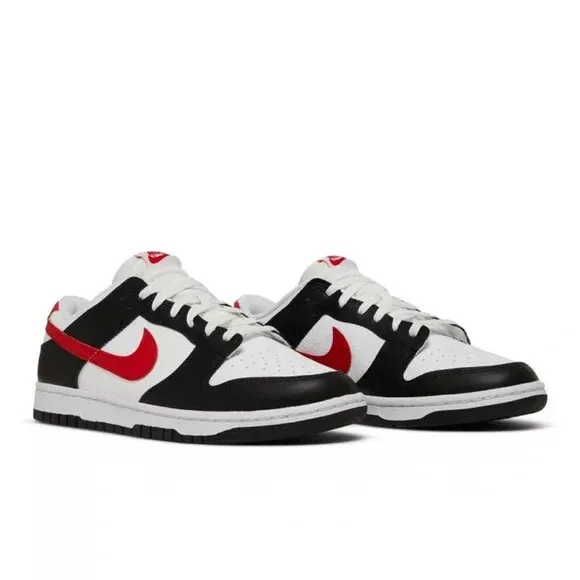 Nike Dunk Low Retro Red Swoosh Panda