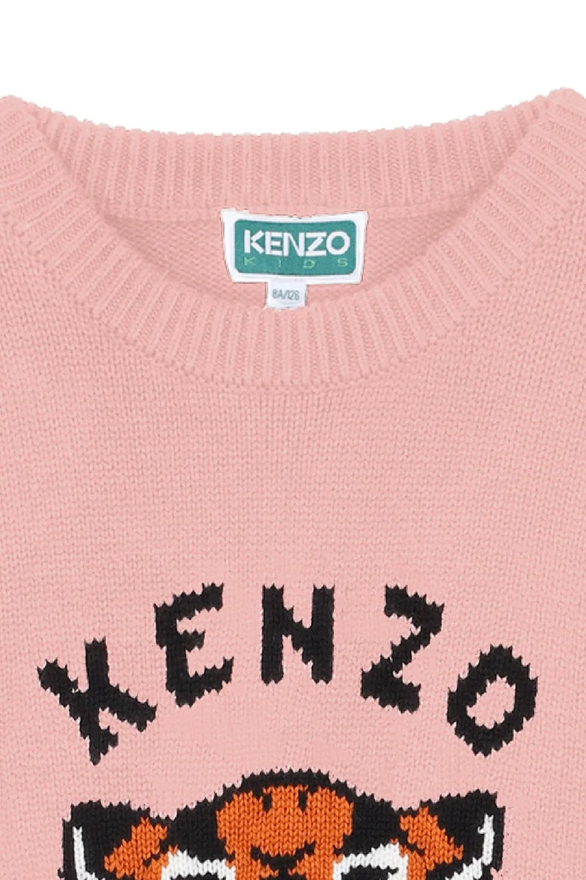 Детска рокля с вълна Kenzo Kids