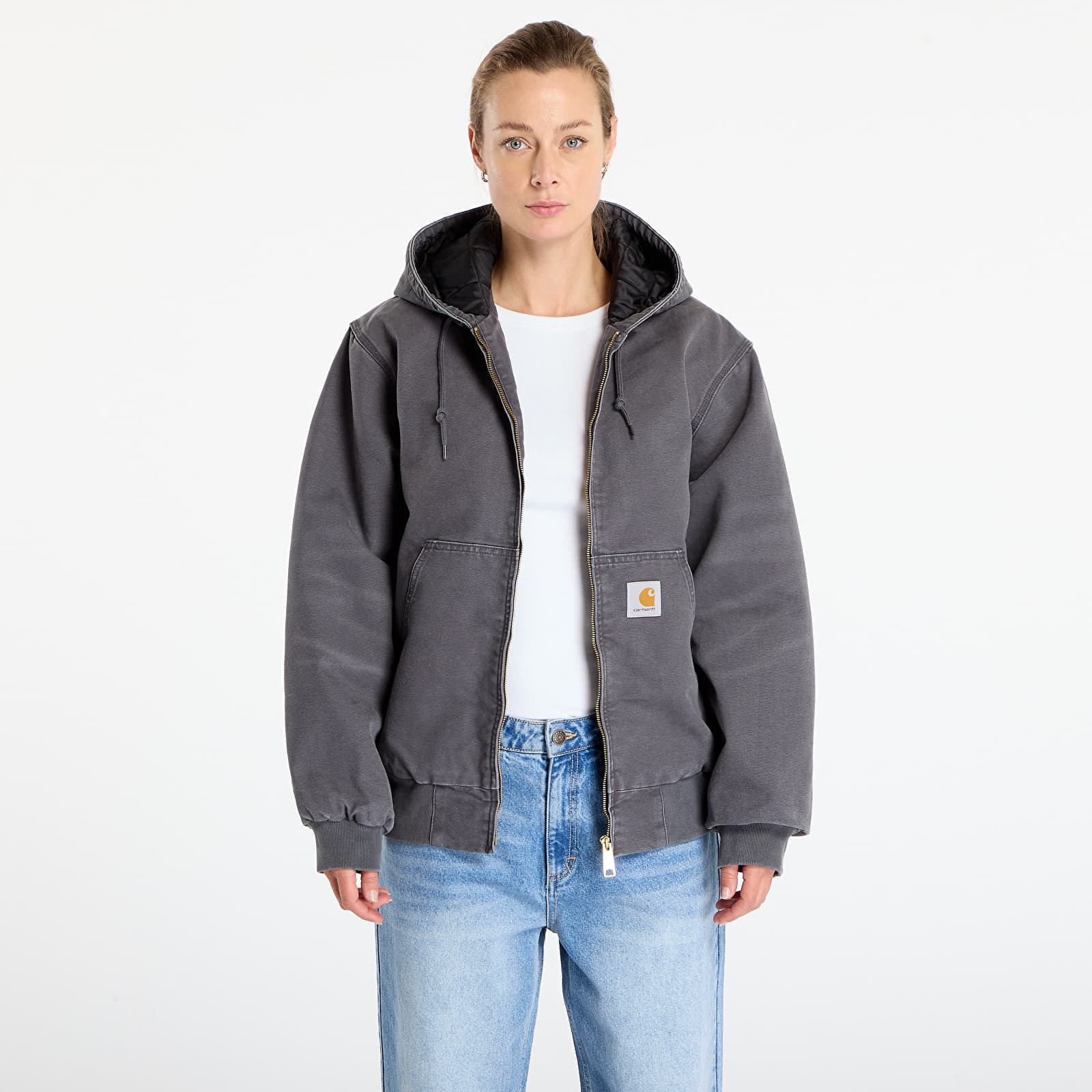 Яке Carhartt WIP OG Active Jacket UNISEX Graphite Stone Canvas XL