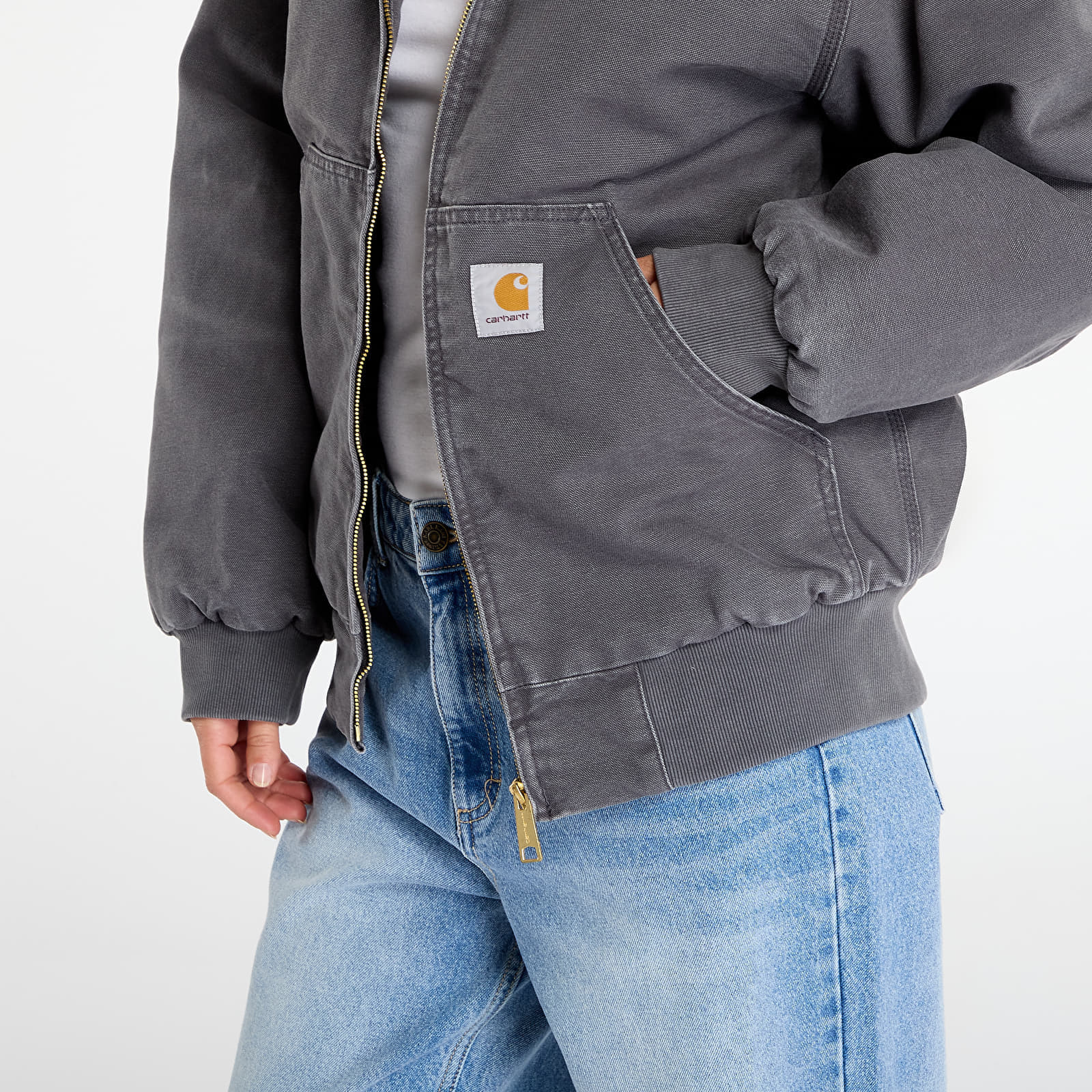 Яке Carhartt WIP OG Active Jacket UNISEX Graphite Stone Canvas XL