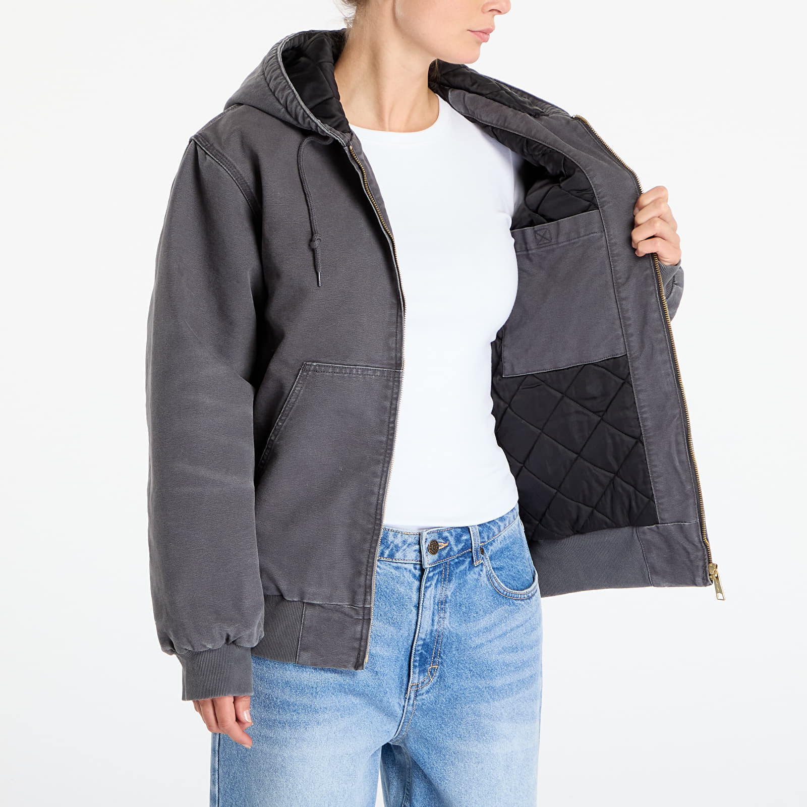 Яке Carhartt WIP OG Active Jacket UNISEX Graphite Stone Canvas XL