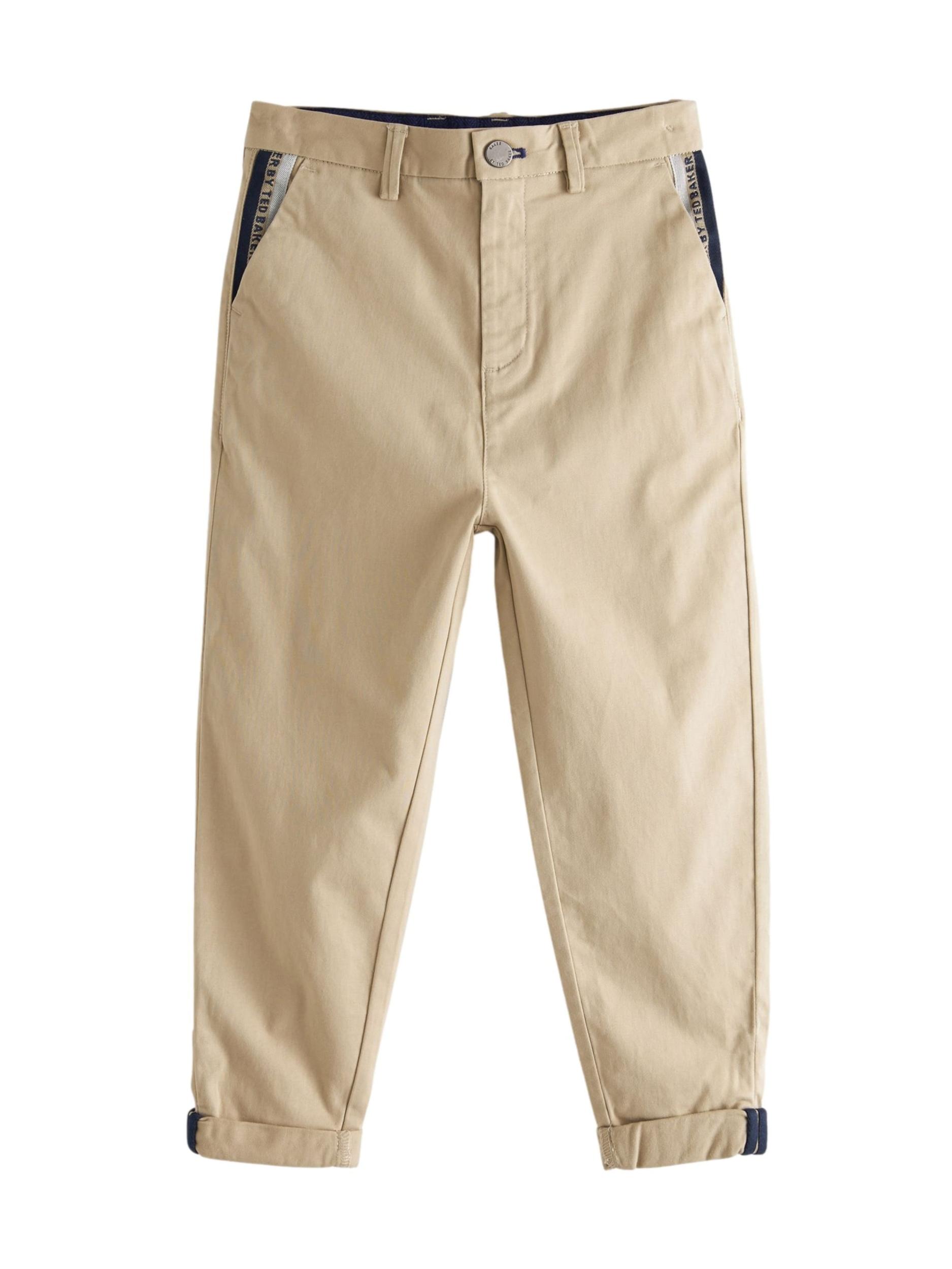 Baker by Ted Baker Панталон сиво-бежово