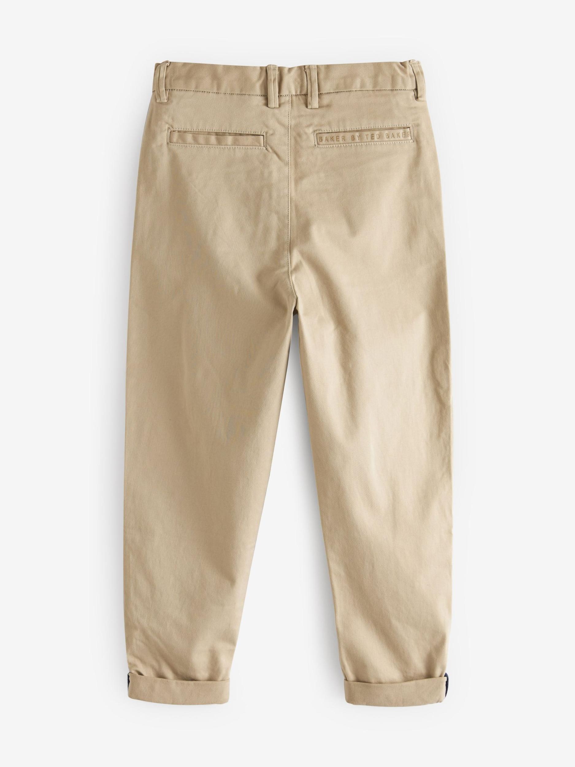 Baker by Ted Baker Панталон сиво-бежово