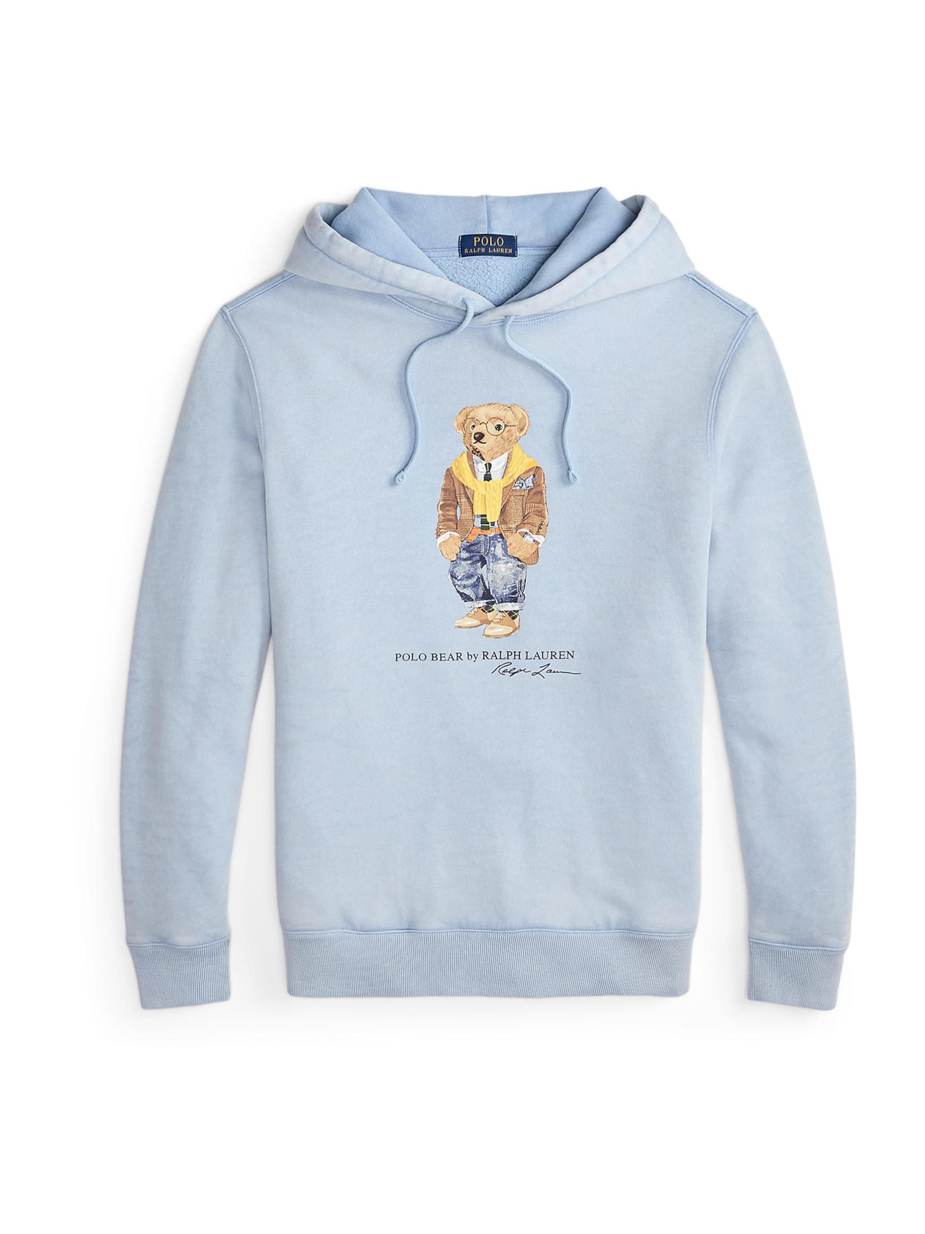 Polo Ralph Lauren Суичър 'Seasonal' син деним / светлосиньо / светлокафяво / жълто