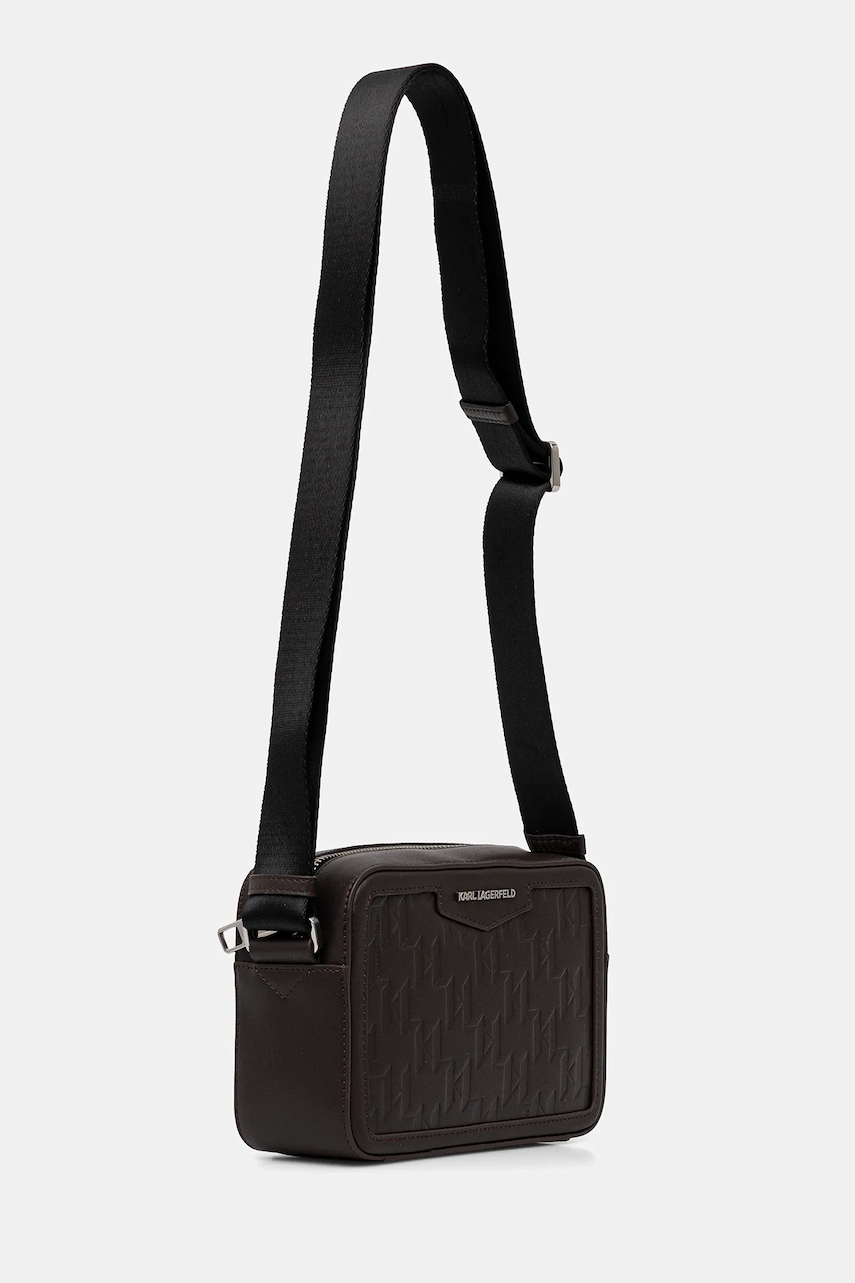 Кожена чанта през рамо Karl Lagerfeld K/LOOM