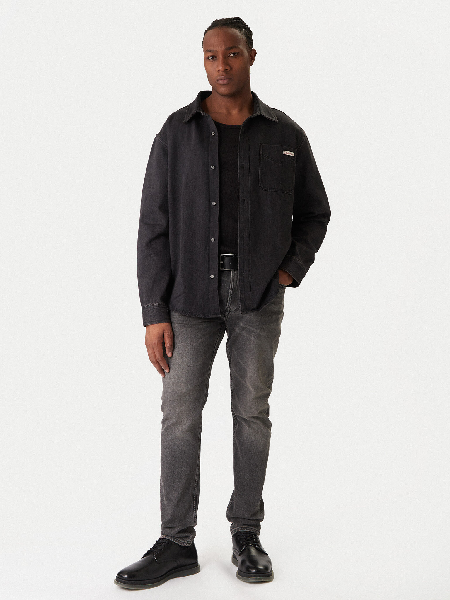 дънкова риза Calvin Klein Jeans