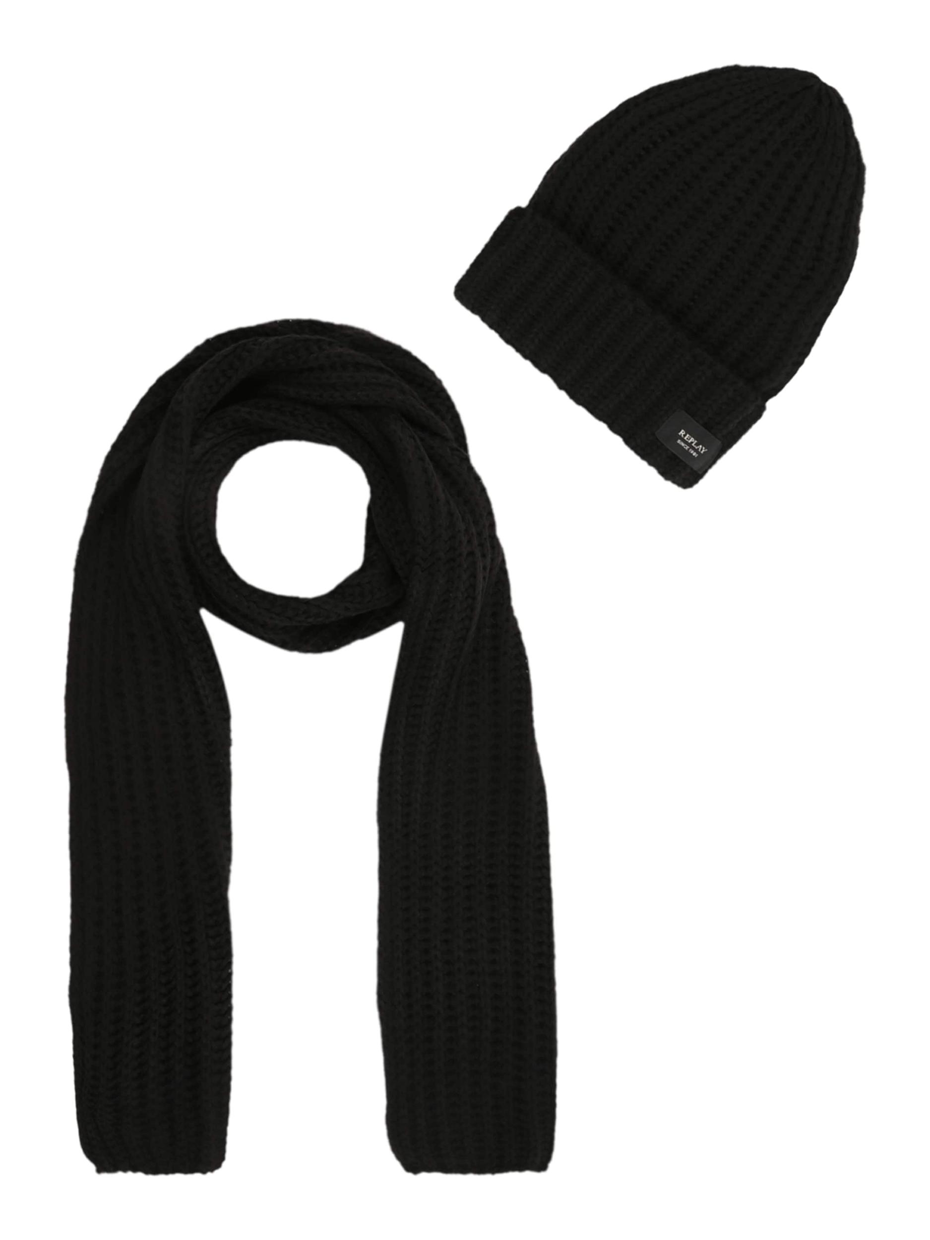 REPLAY Шапка черно