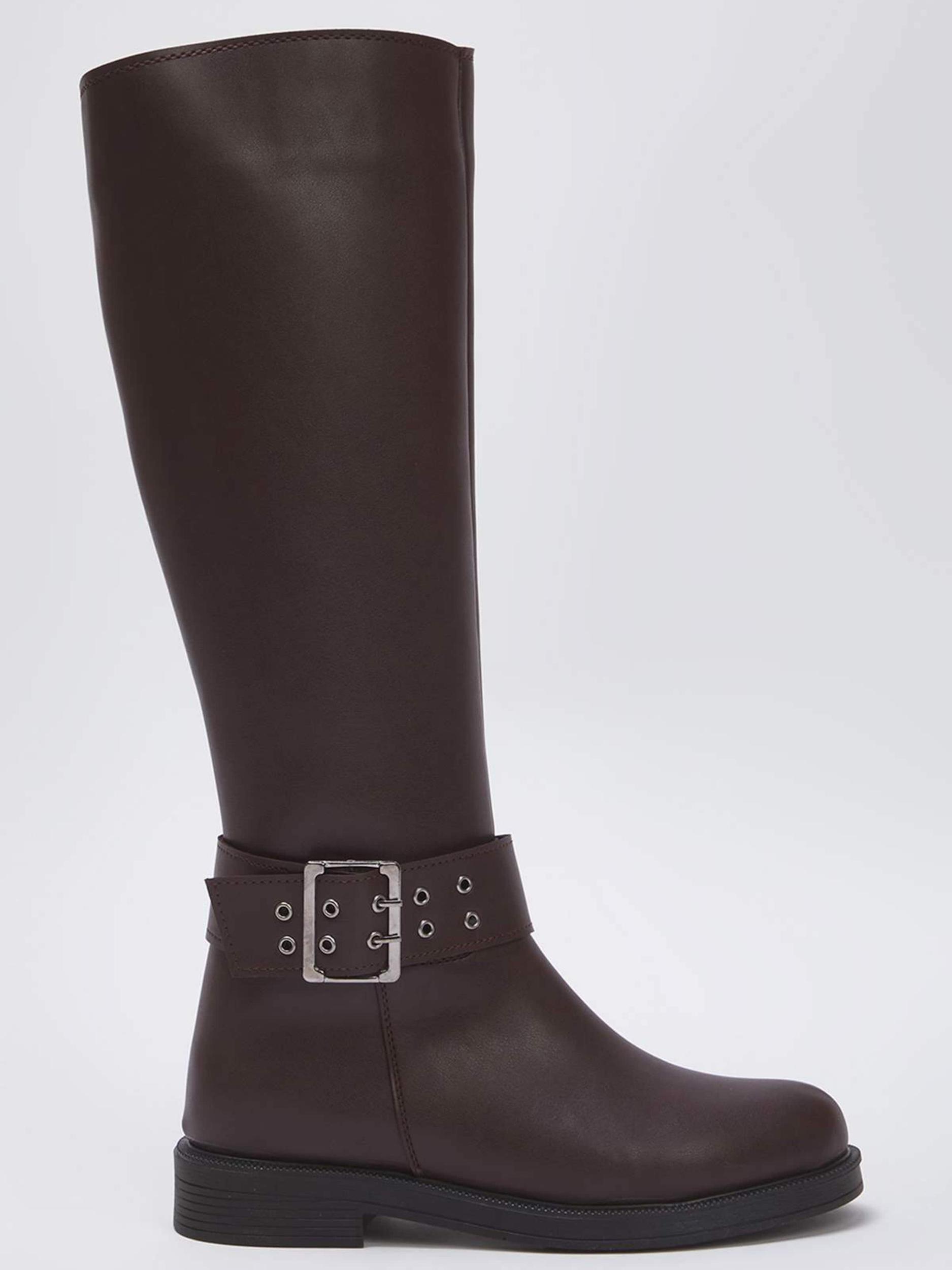 Trendyol Ботуши тъмнокафяво