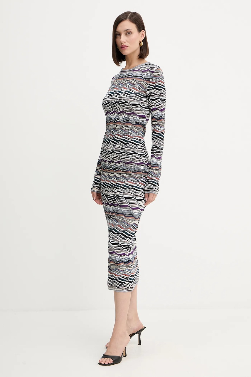Вълнена рокля Missoni