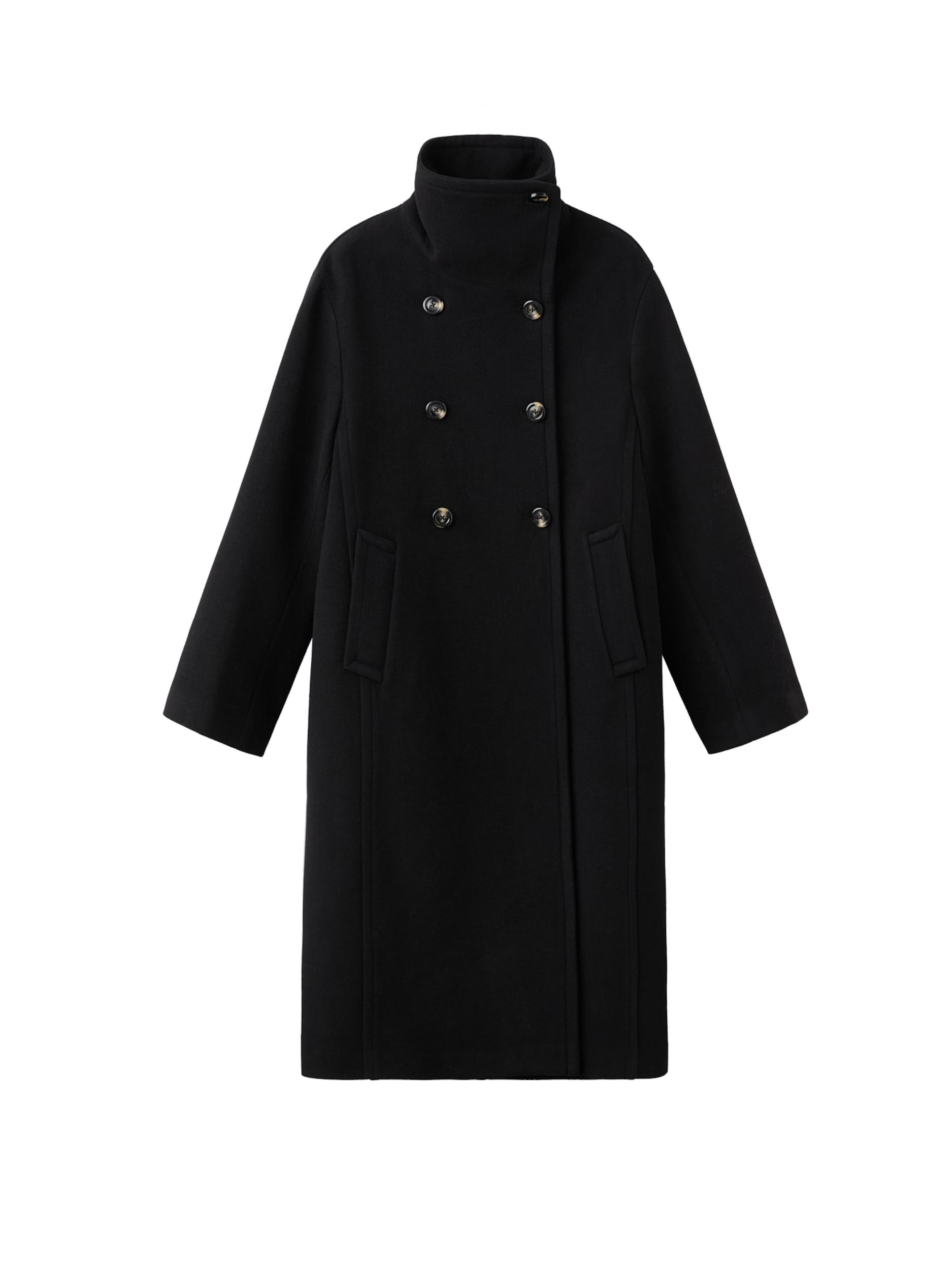 MANGO Преходно палто 'MAREA' черно