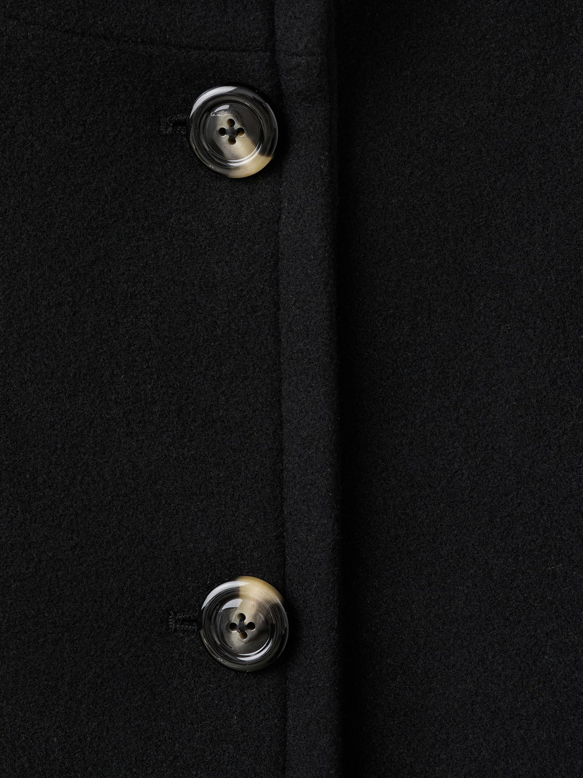 MANGO Преходно палто 'MAREA' черно