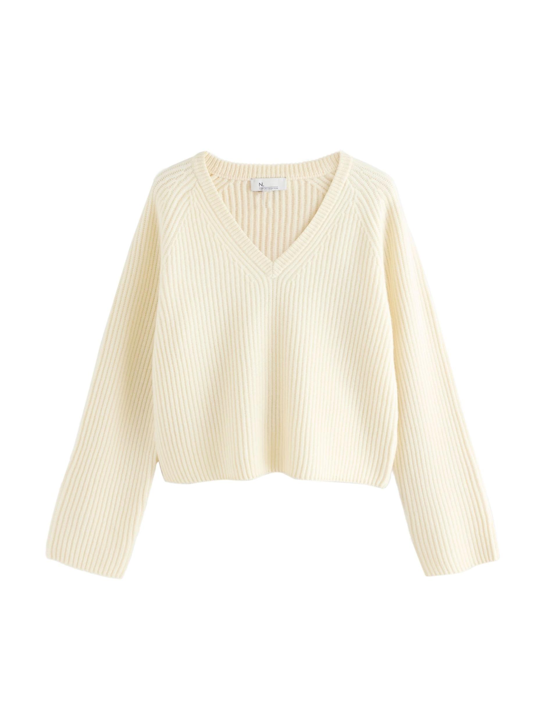 Next Пуловер екрю