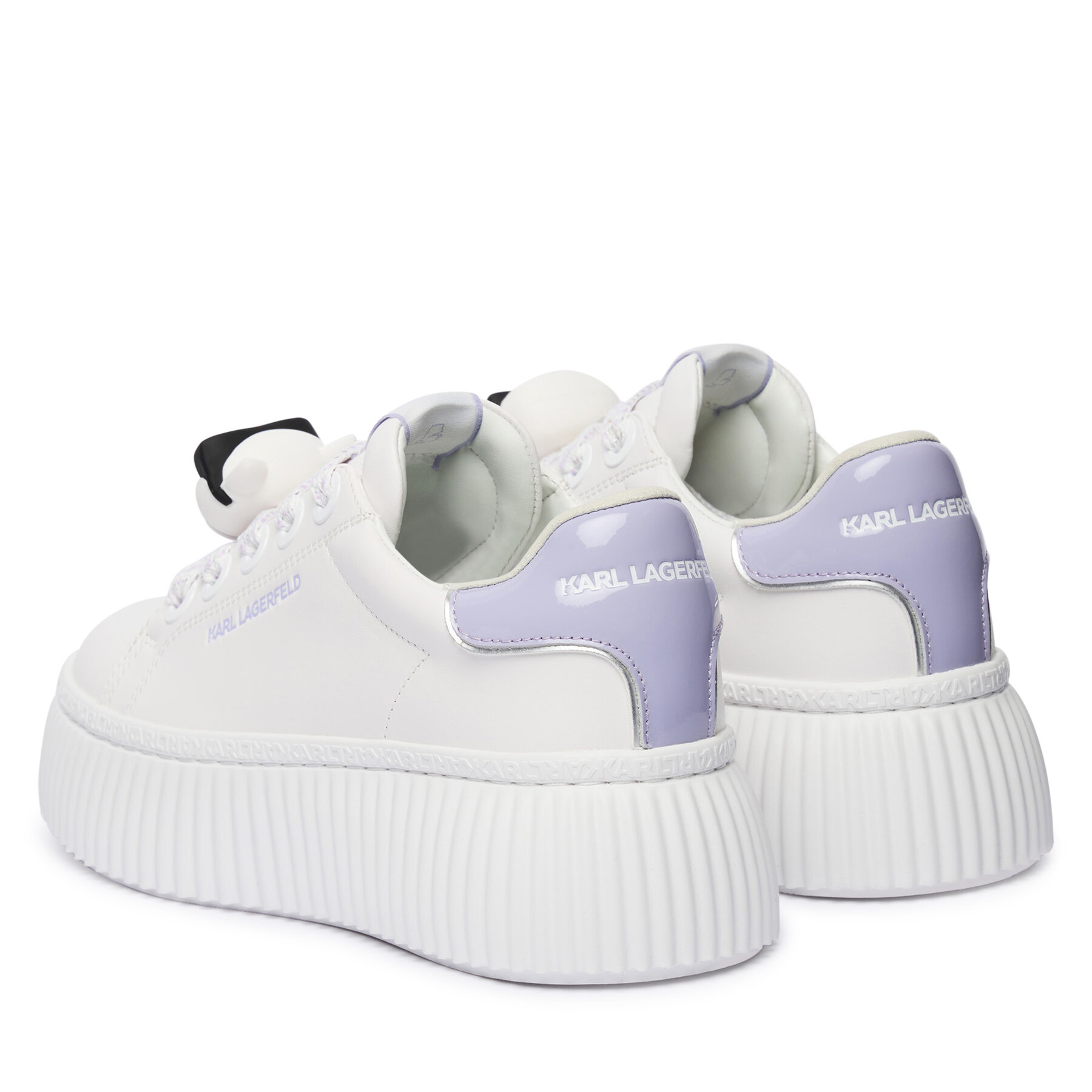 Сникърси KARL LAGERFELD Kreeper Lo KL42336T Екрю