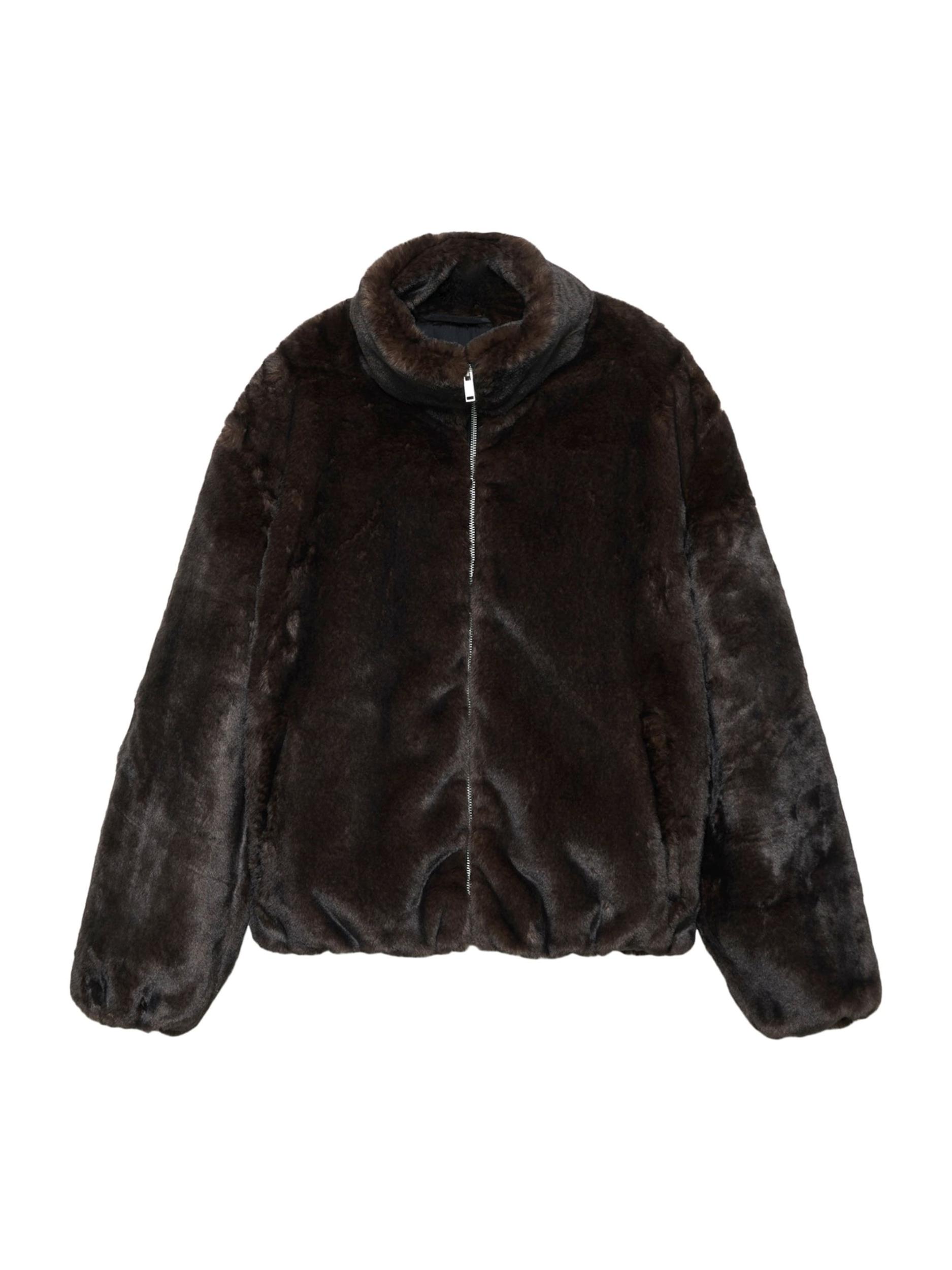 Pull&Bear Преходно яке тъмнокафяво