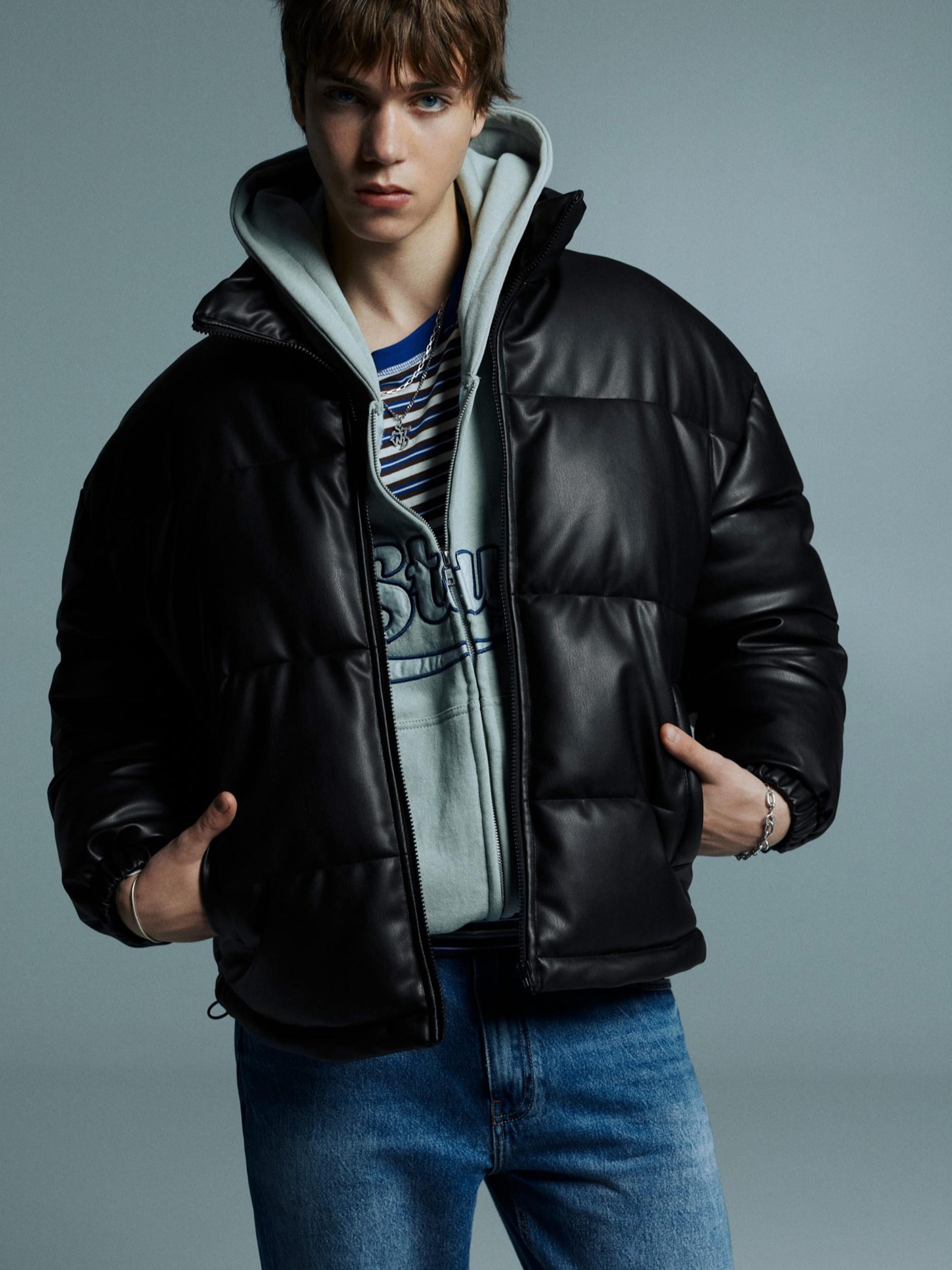 Pull&Bear Зимно яке черно