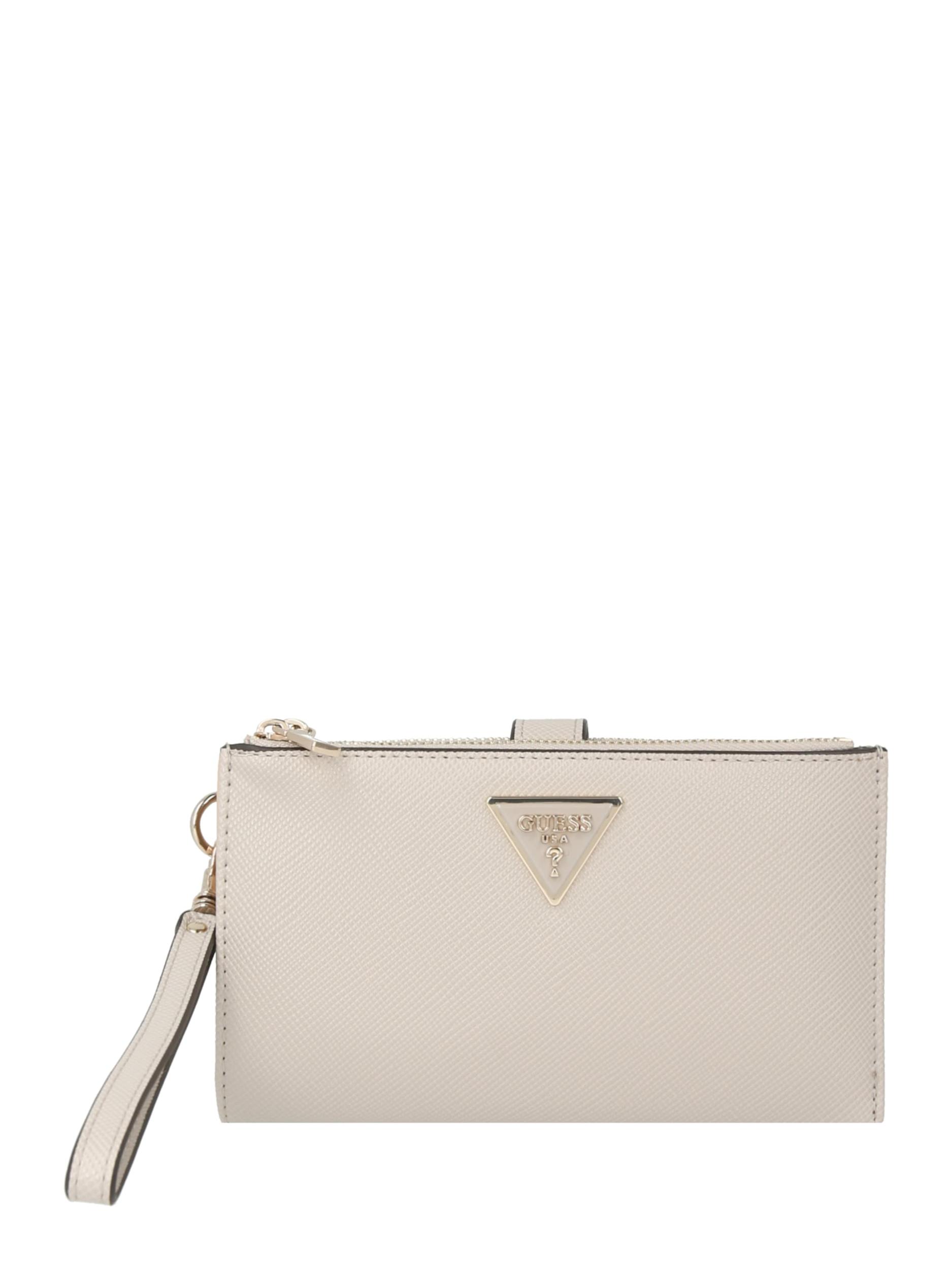 GUESS Портмоне 'Laurel II' сиво-бежово