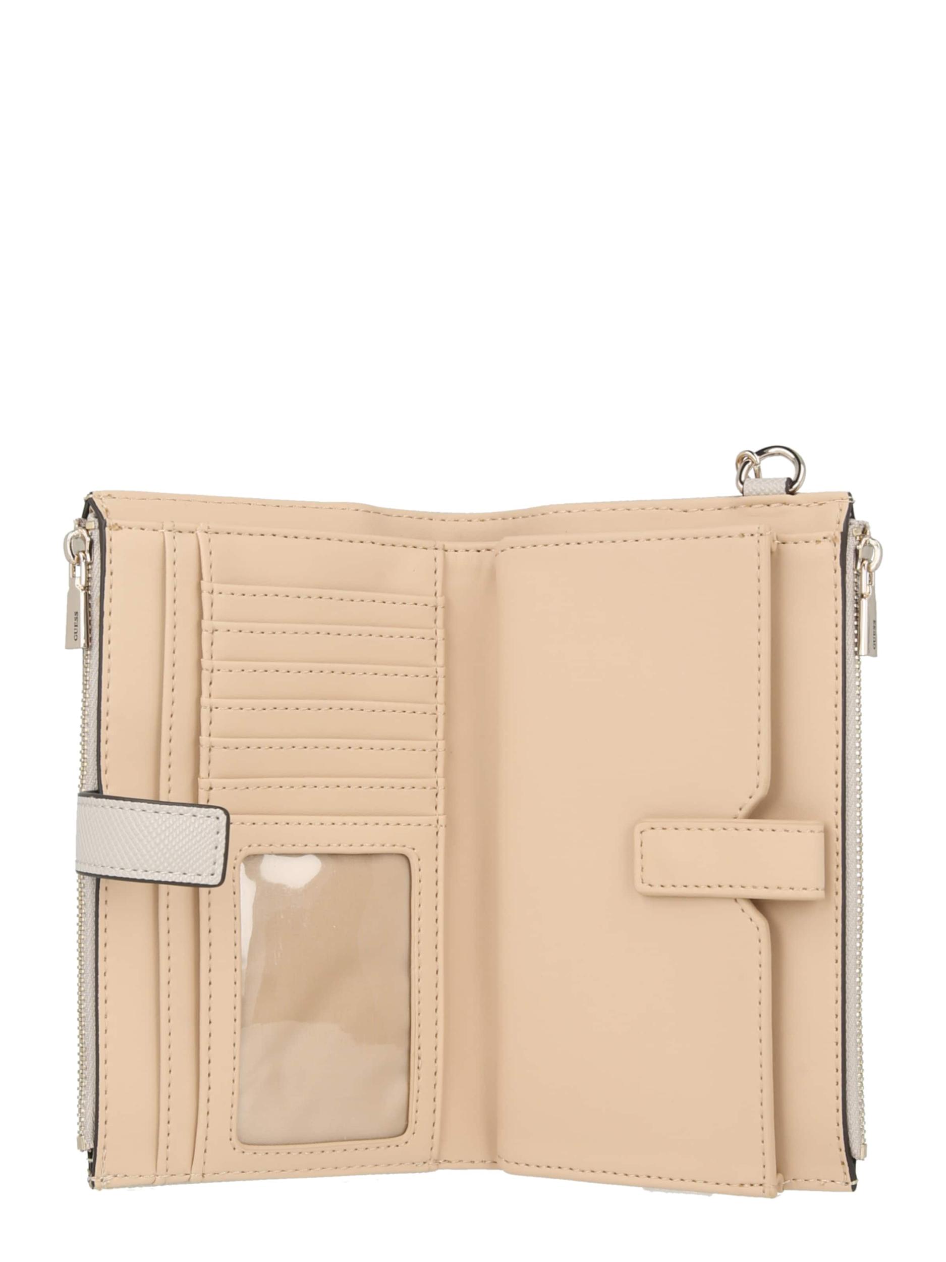 GUESS Портмоне 'Laurel II' сиво-бежово