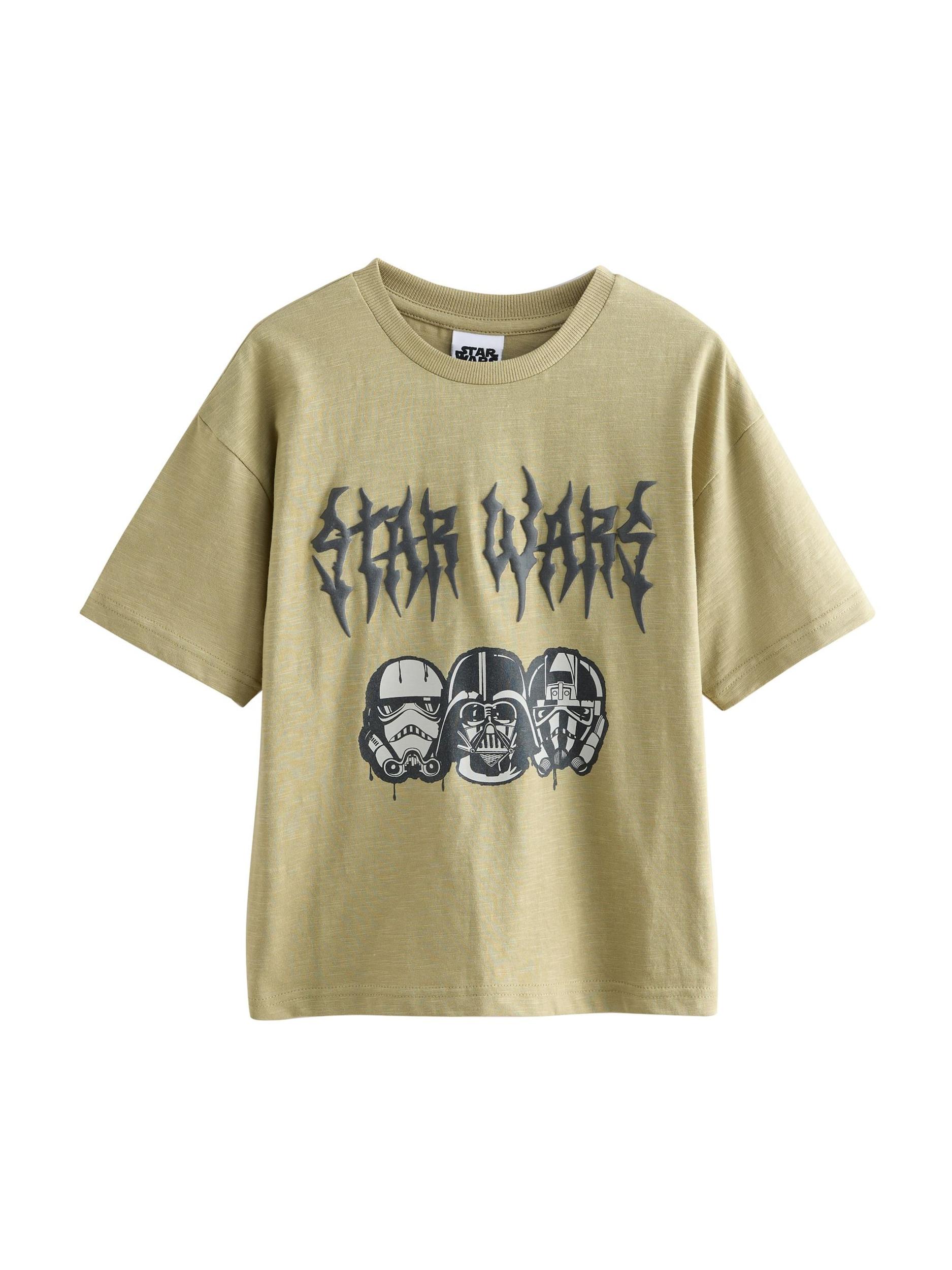 Next Тениска слонова кост / маслина / черно