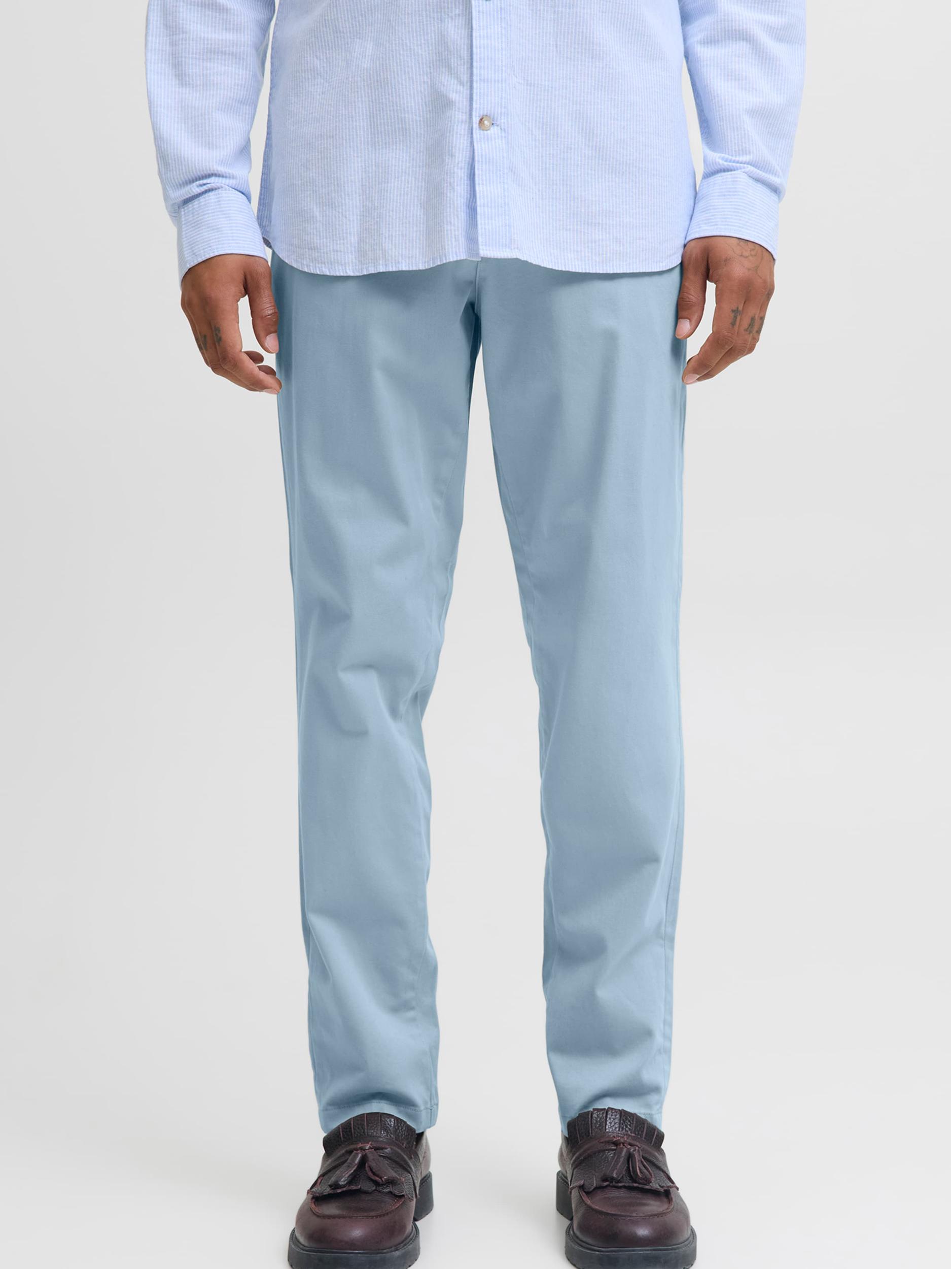 JACK & JONES Панталон Chino 'JJIMarco JJBowie' гълъбово синьо