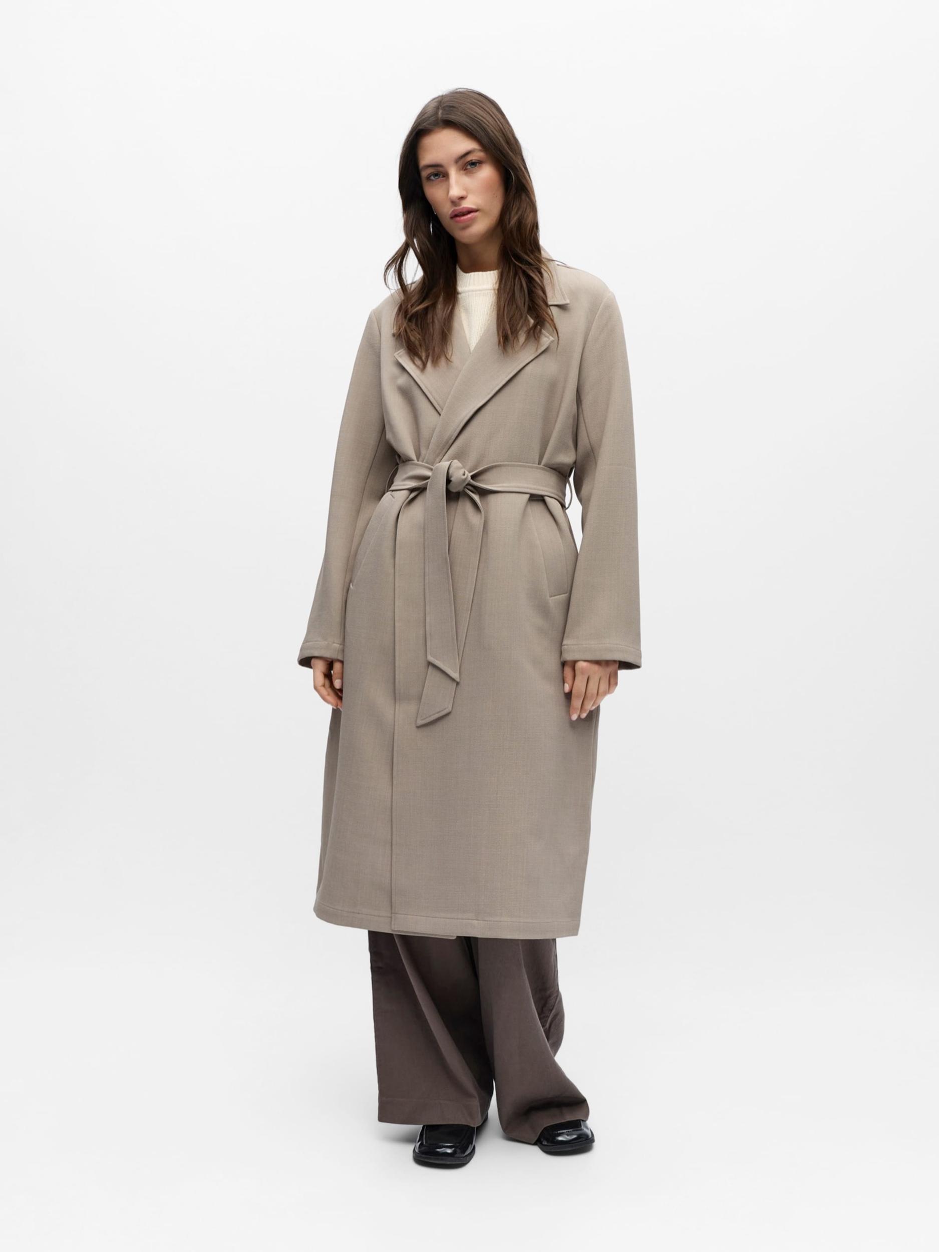 OBJECT Преходно палто светлобежово