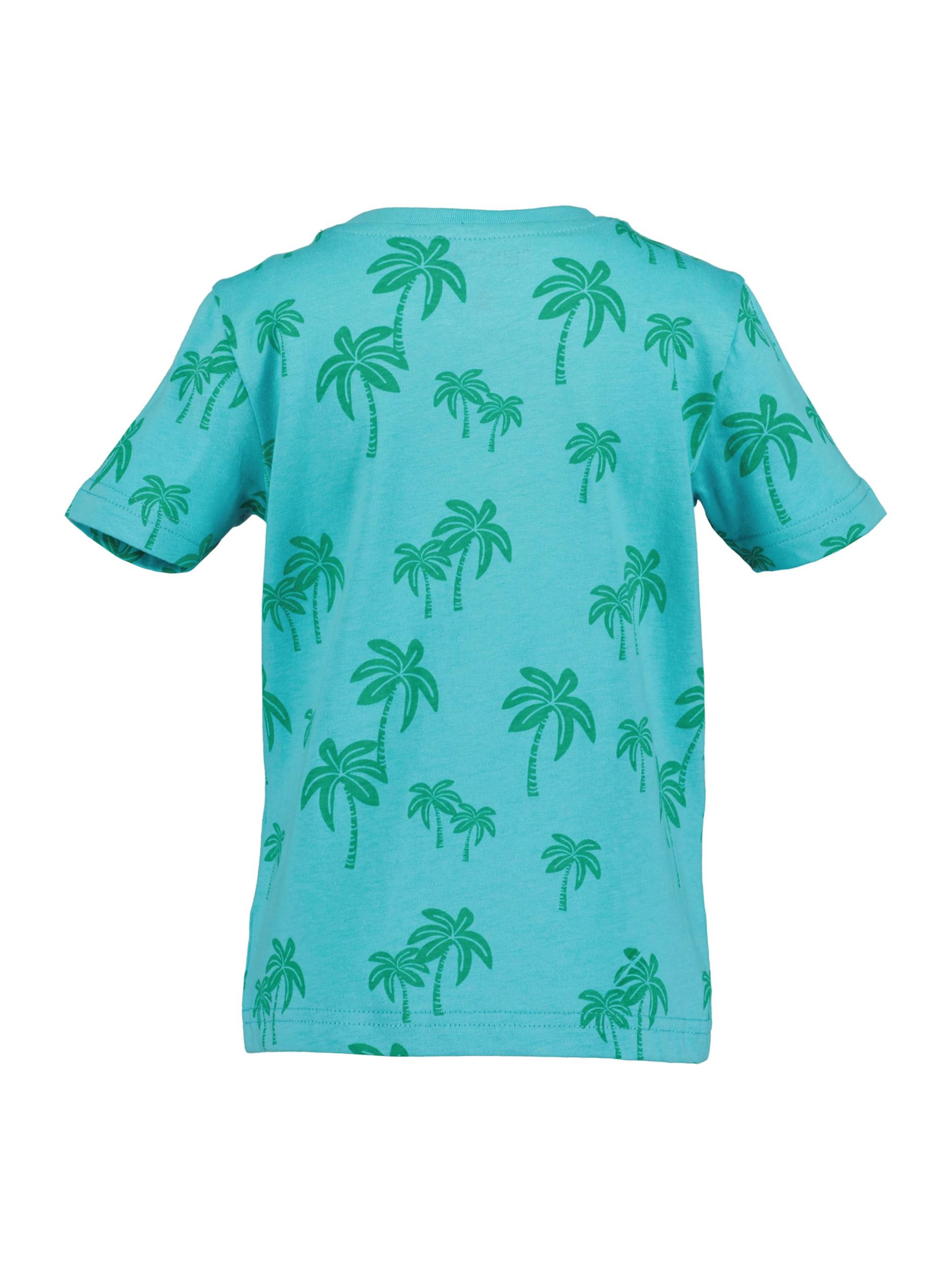 BLUE SEVEN Тениска кралско синьо / зелено