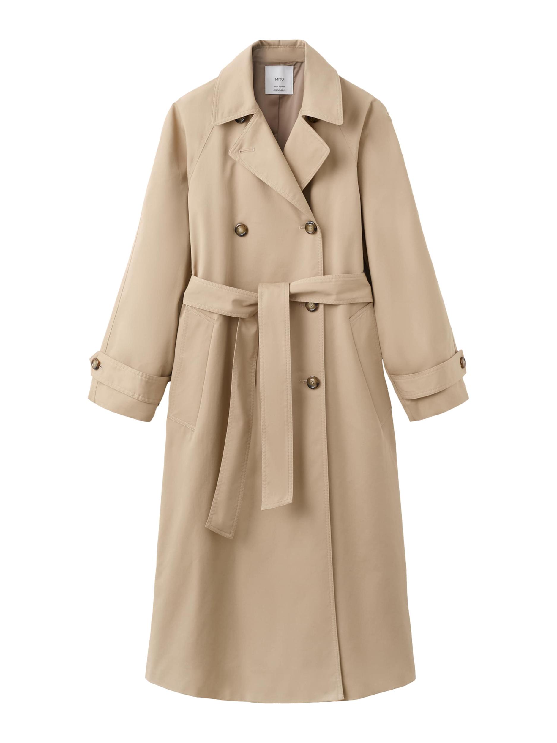 MANGO Преходно палто 'Angela' бежово