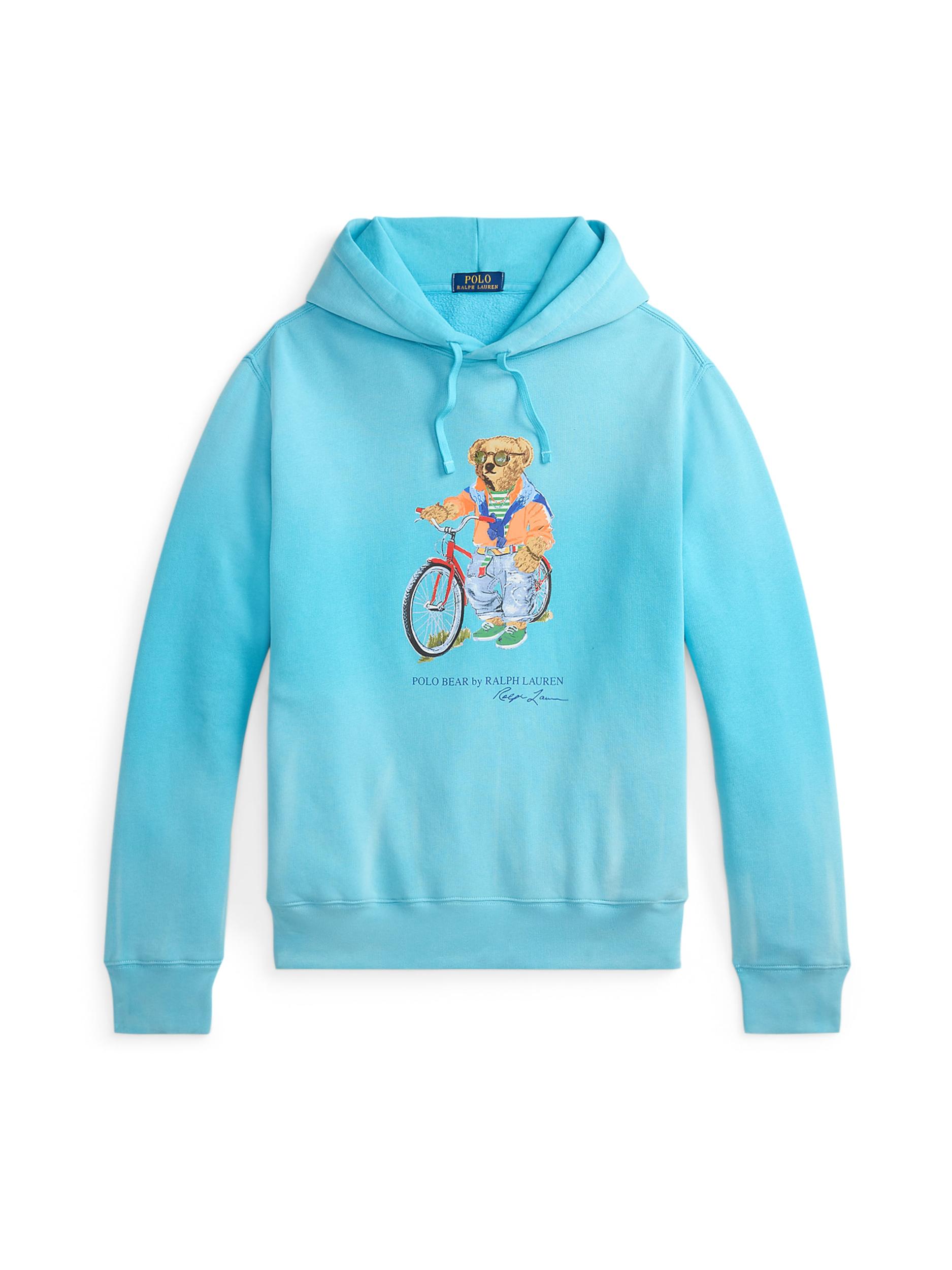 Polo Ralph Lauren Суичър тюркоазен / светлокафяво / червено / черно