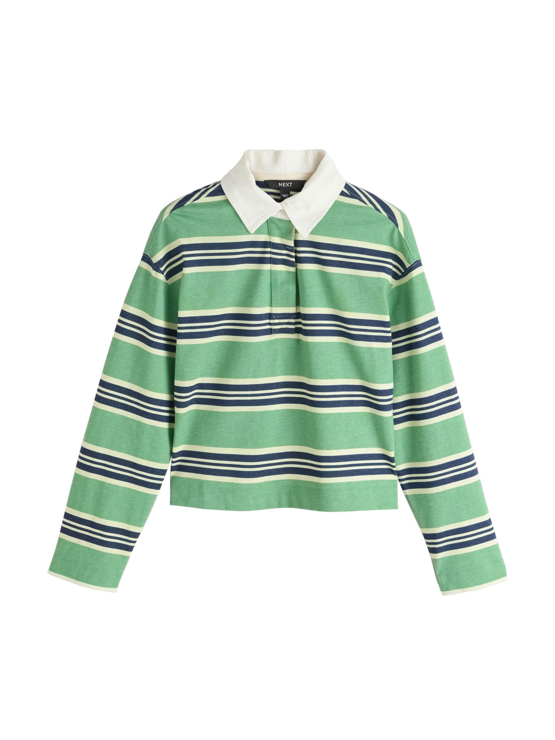 Next Тениска зелено / пъстро