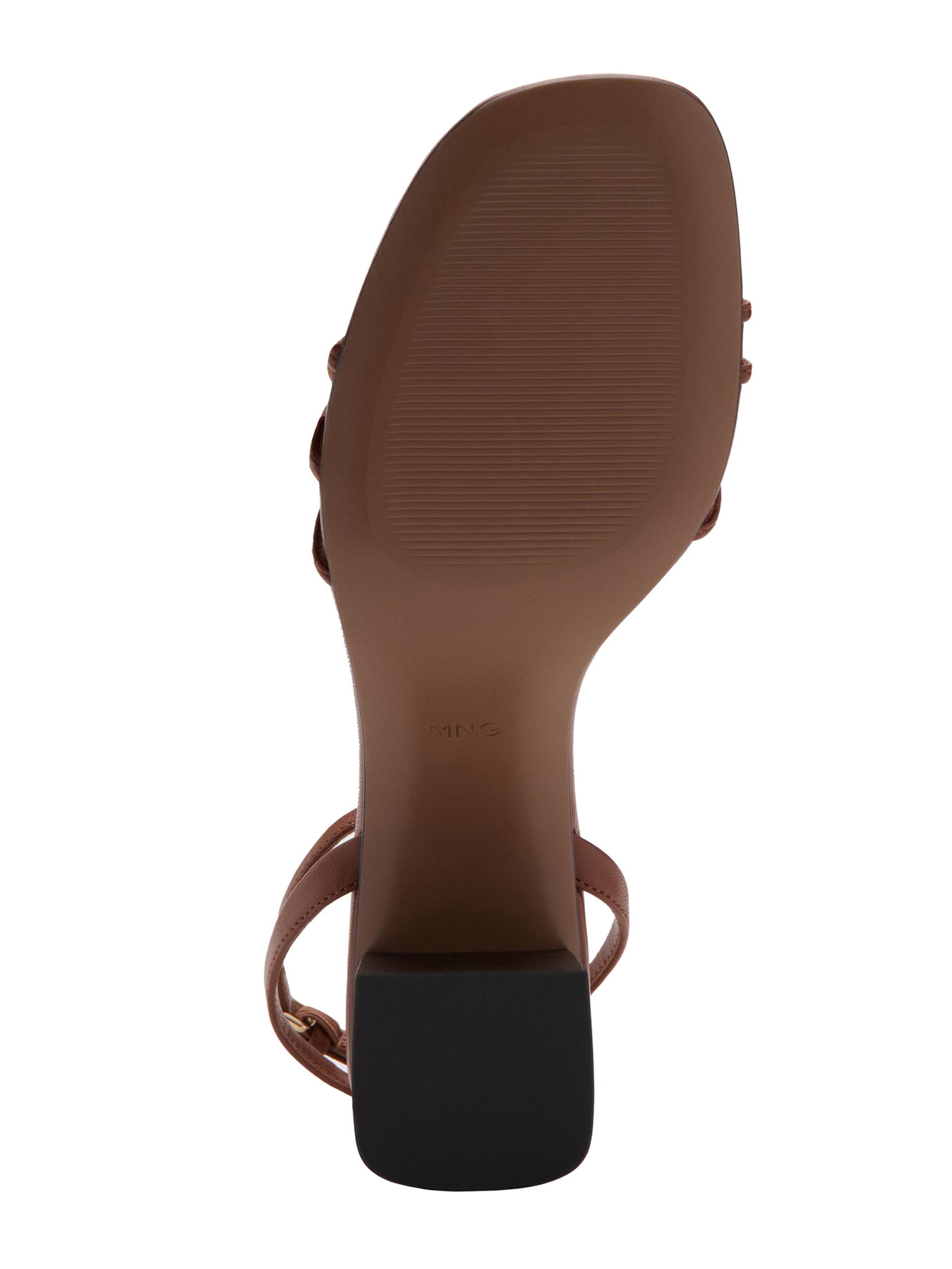 MANGO Сандали с каишка 'RAY' коняк