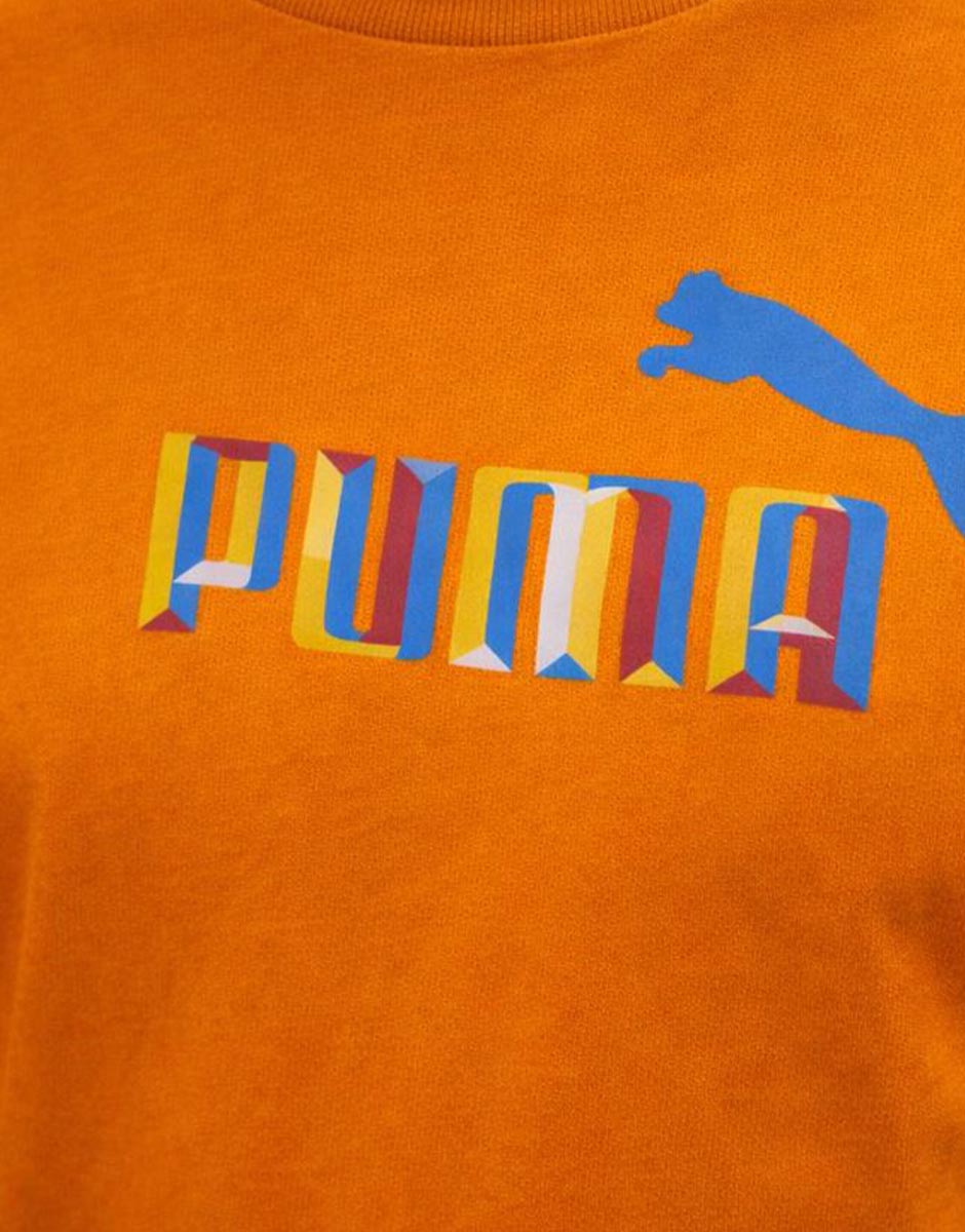 PUMA Blank Base Tee Orange