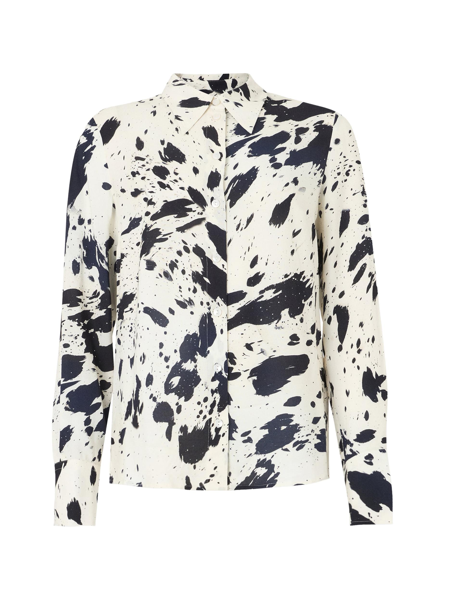 Lala Berlin Блуза 'Bea' черно / бяло