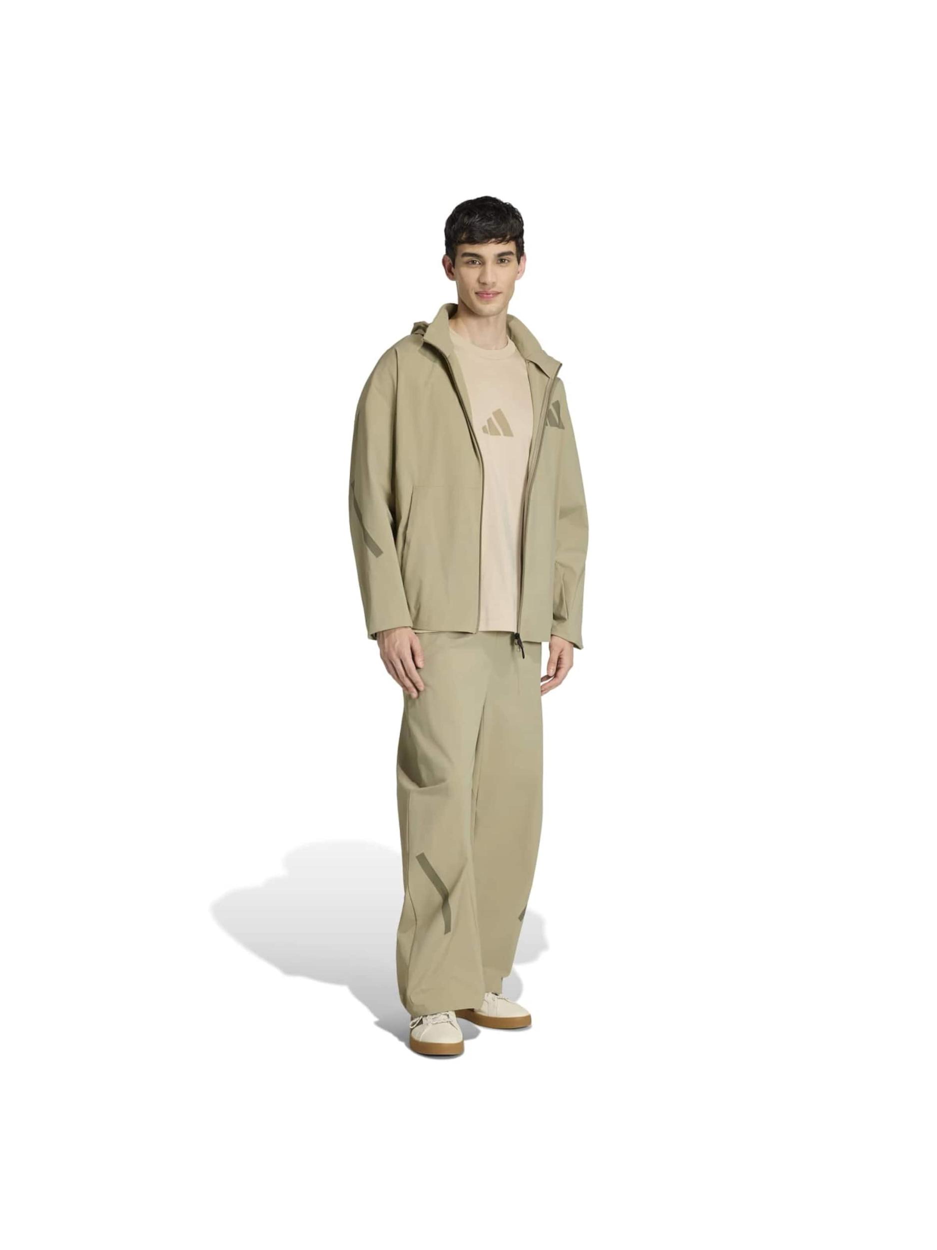 ADIDAS SPORTSWEAR Спортен панталон 'Z.N.E.' светлокафяво / маслина