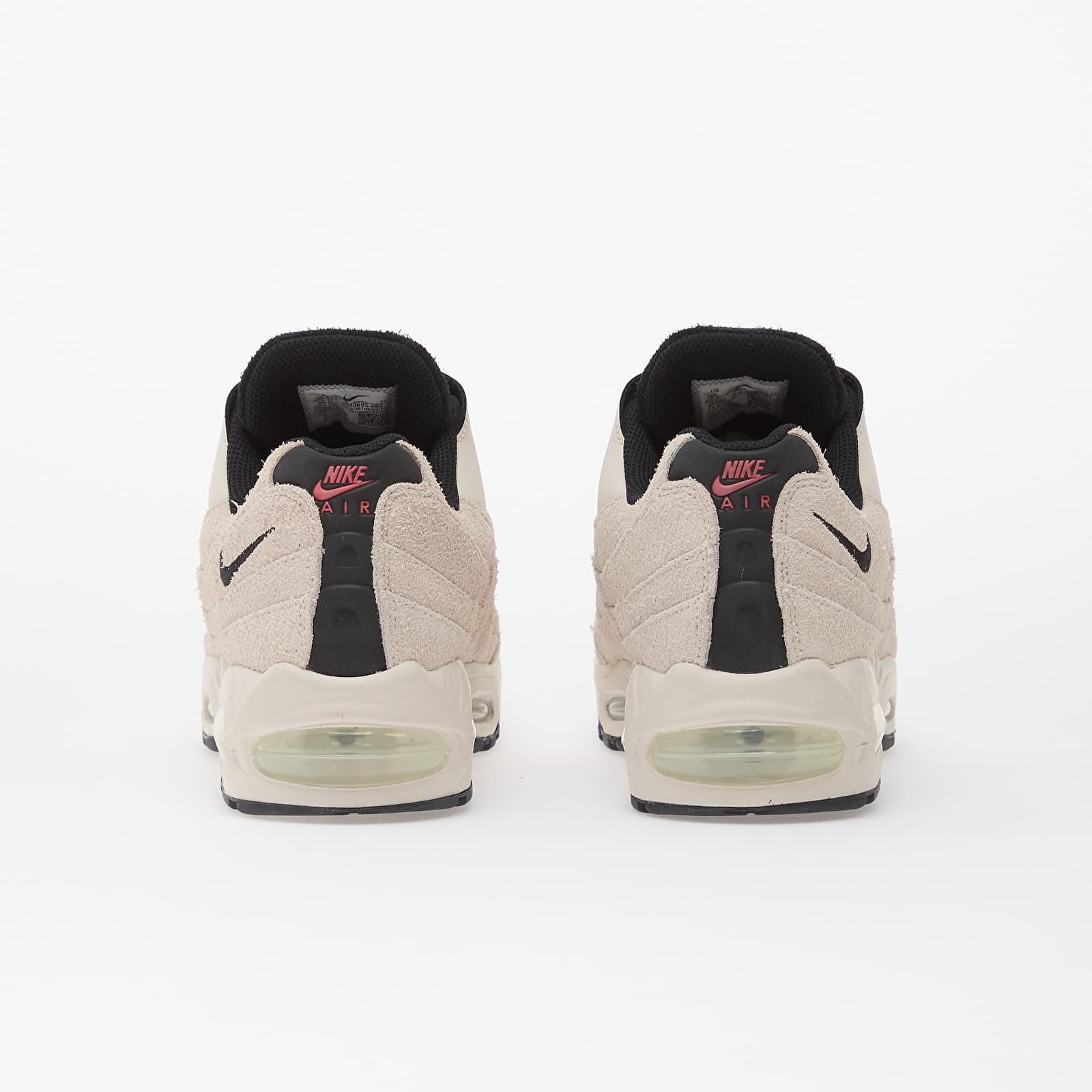 Nike Air Max 95 Big Bubble Phantom/ Black-Lt Crimson-Smoke Grey