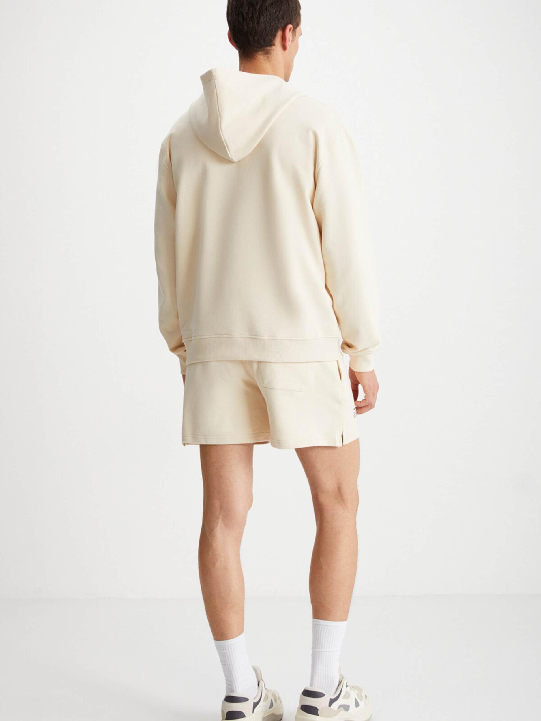 Grimelange Суичъри с качулка кремаво / черно