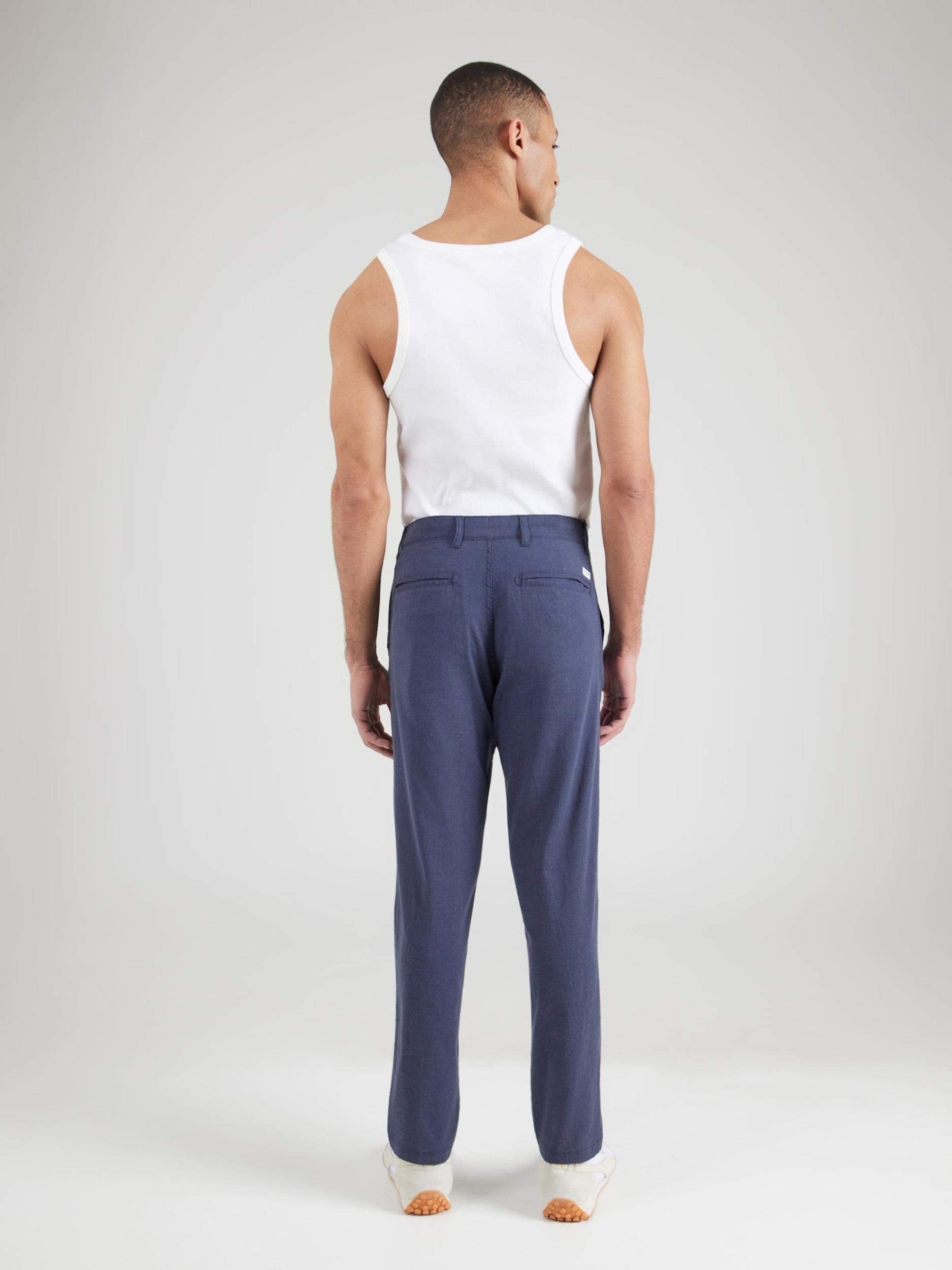 JACK & JONES Панталон Chino 'JPSTOLLIE JJDAVE' нейви синьо