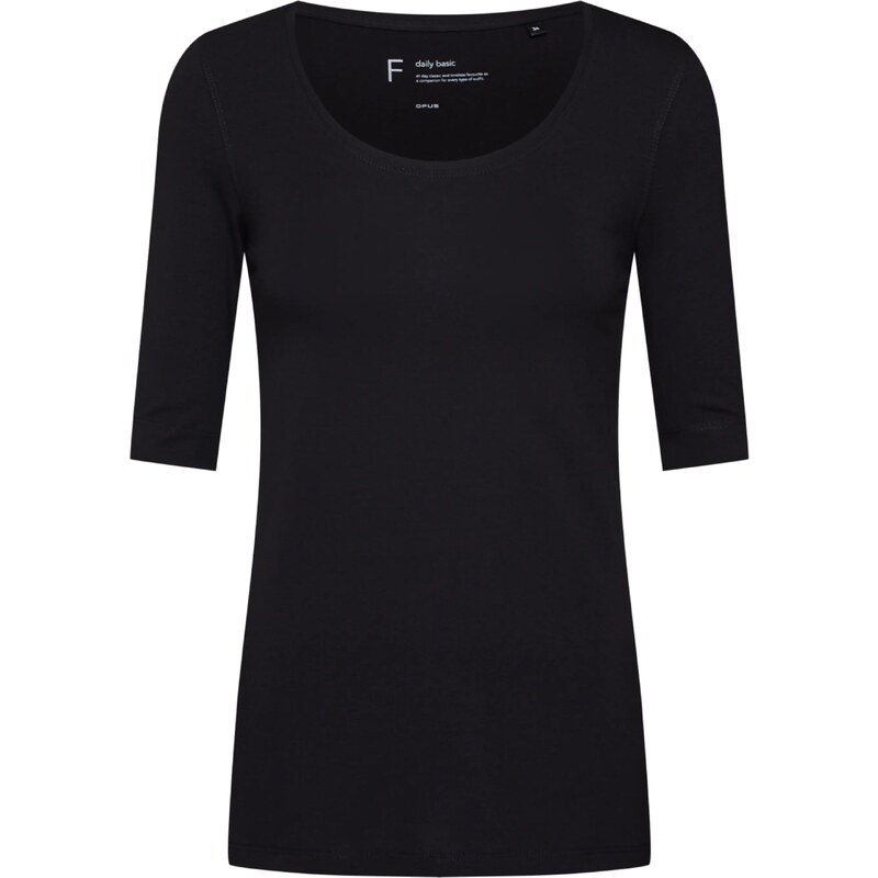 OPUS Тениска 'Serta' черно