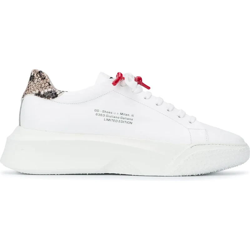 Giuliano Galiano Vyper logo-print Leather Sneakers - Farfetch