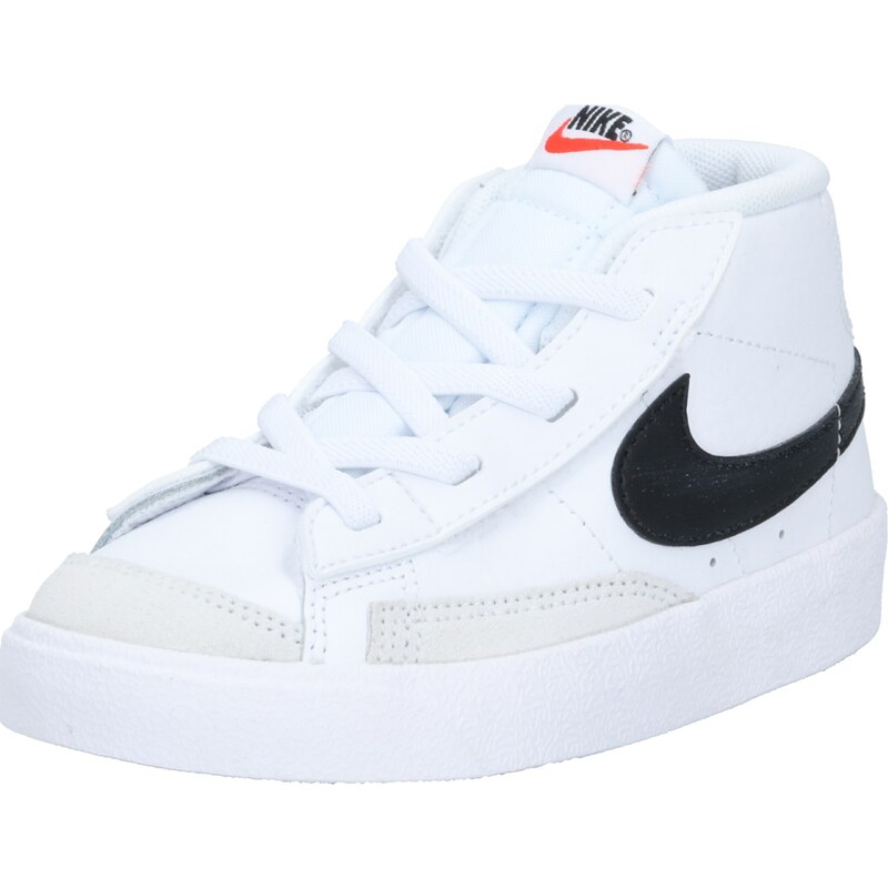 Nike Sportswear Сникърси 'Blazer Mid '77' кремаво / черно / бяло