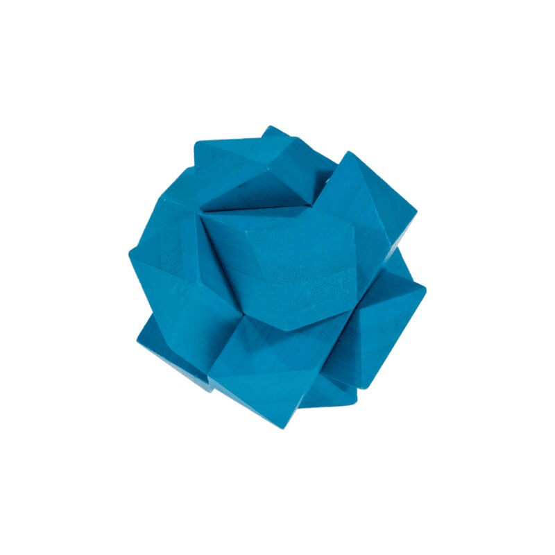 Логически 3D пъзел Fridolin Angular Knot Blue
