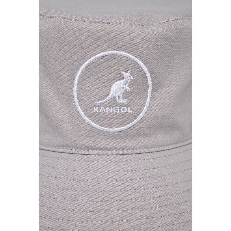 Капела Kangol в сиво от памук