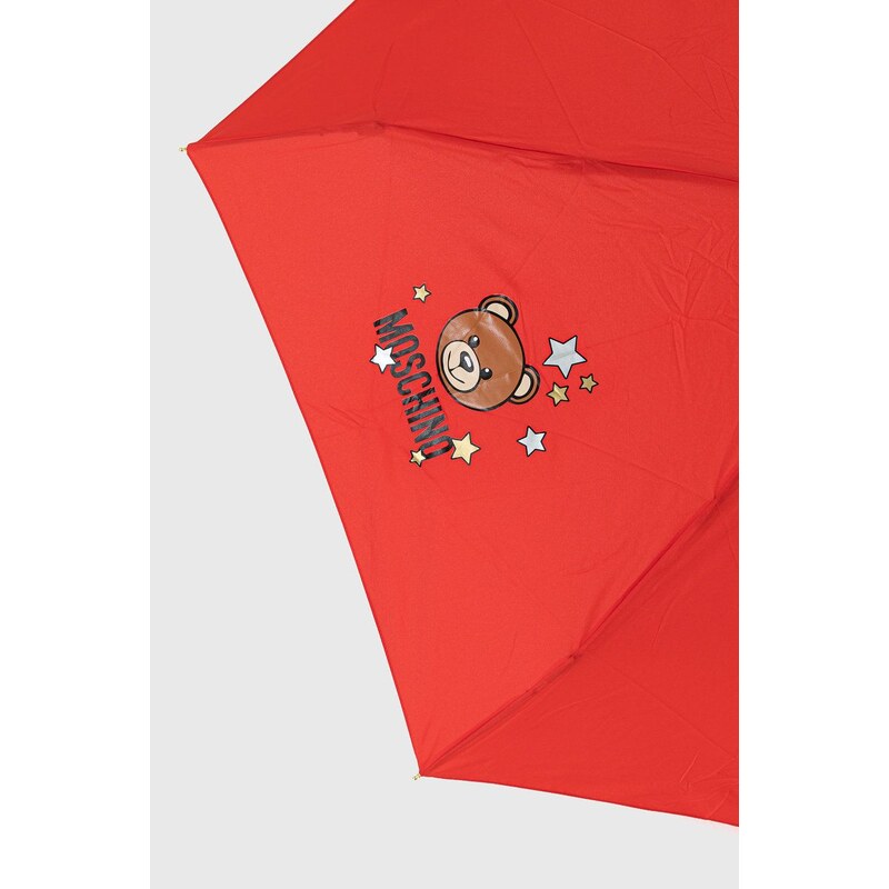 Чадър Moschino в червено 8211