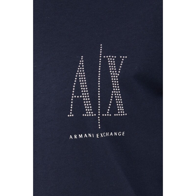 Armani Exchange - Памучна рокля 8NYADX YJG3Z