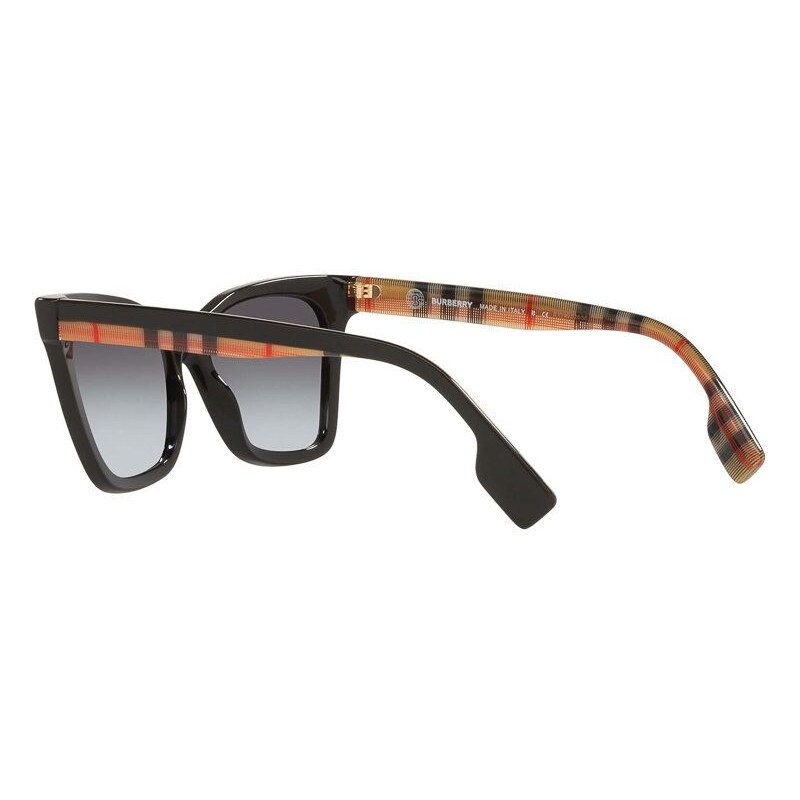 Слънчеви очила Burberry ELSA дамски в черно 0BE4346
