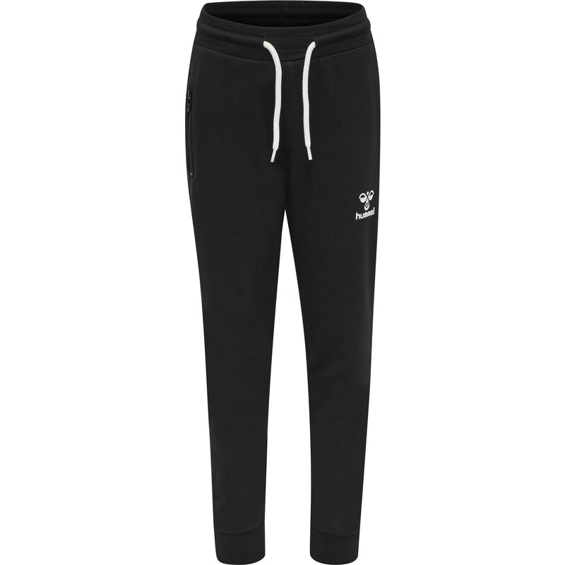 Hummel Спортен панталон черно / бяло