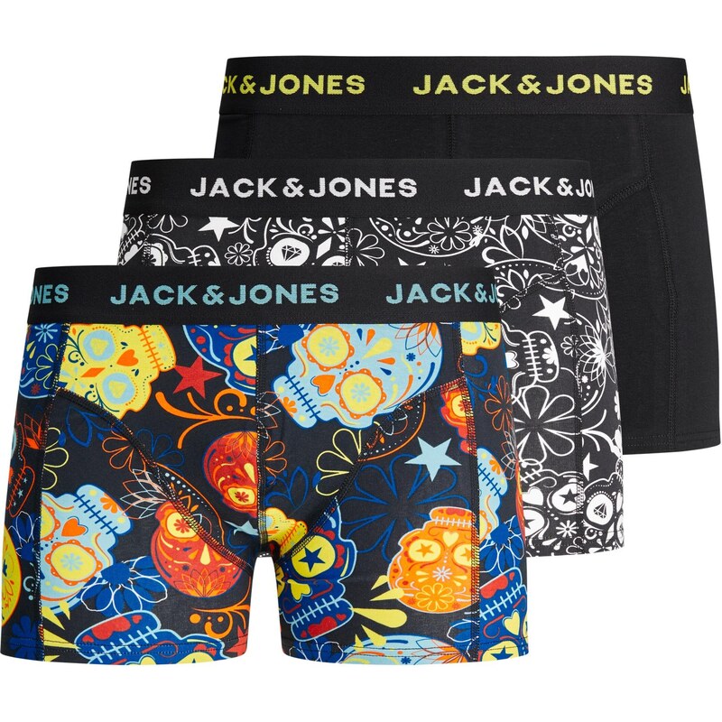 Jack & Jones Junior Долни гащи 'Sugar' нейви синьо / пъстро / черно / бяло
